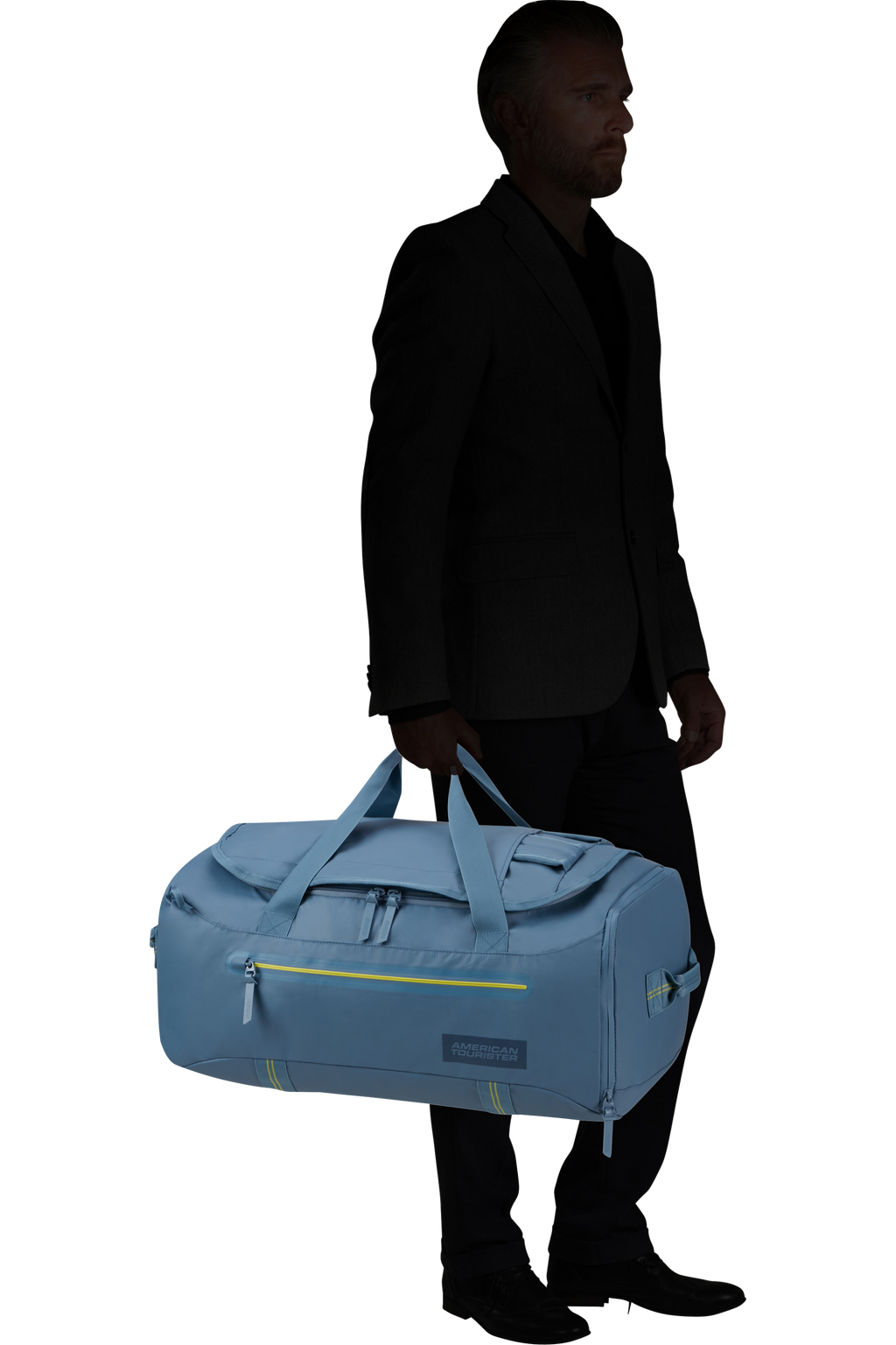 American Tourister TRAILGO Reisetasche M, Coronet Blue – Produktansicht 2