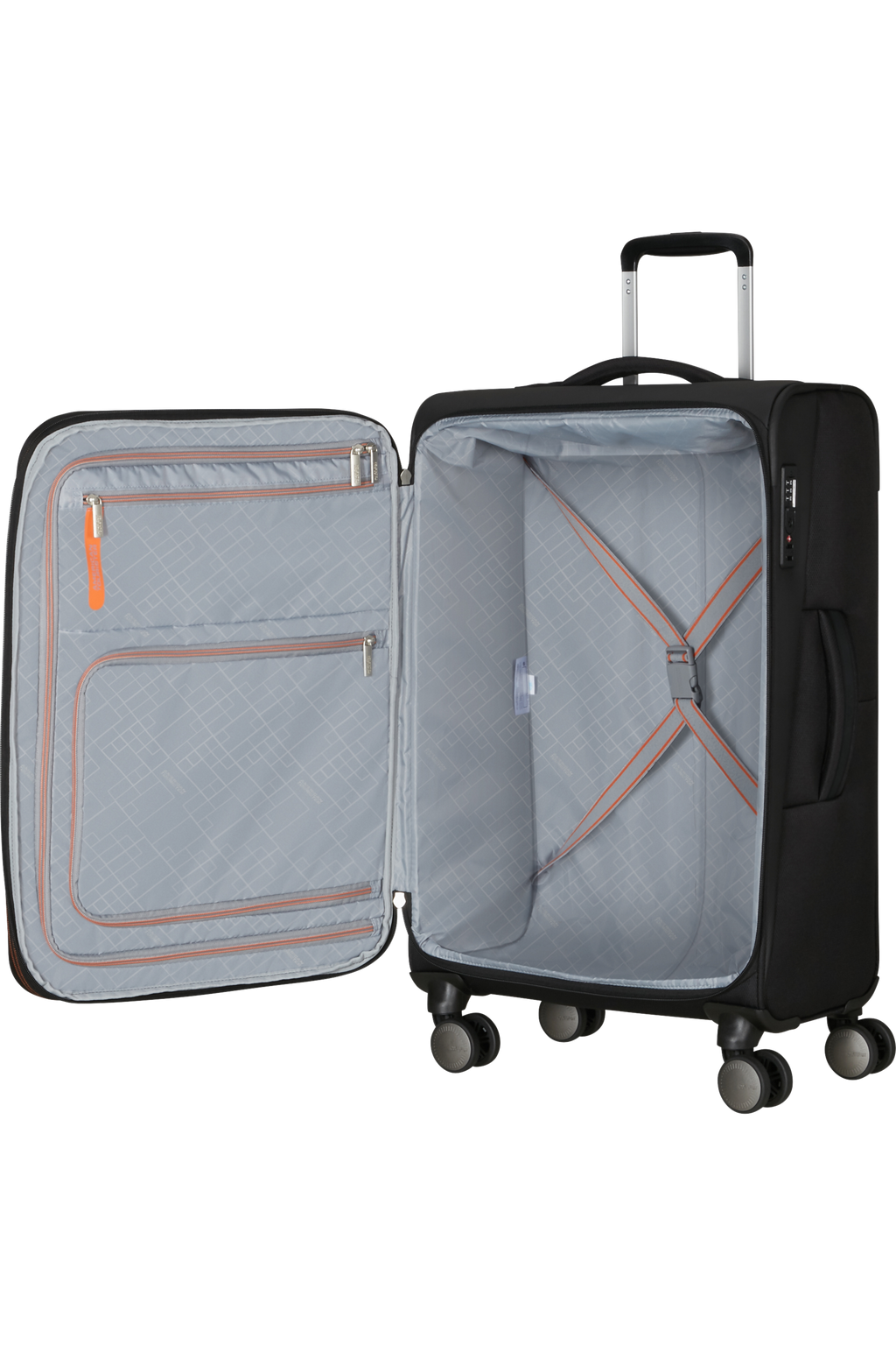 American Tourister WANDERLITE Trolley M, Shadow Black – Produktansicht 3