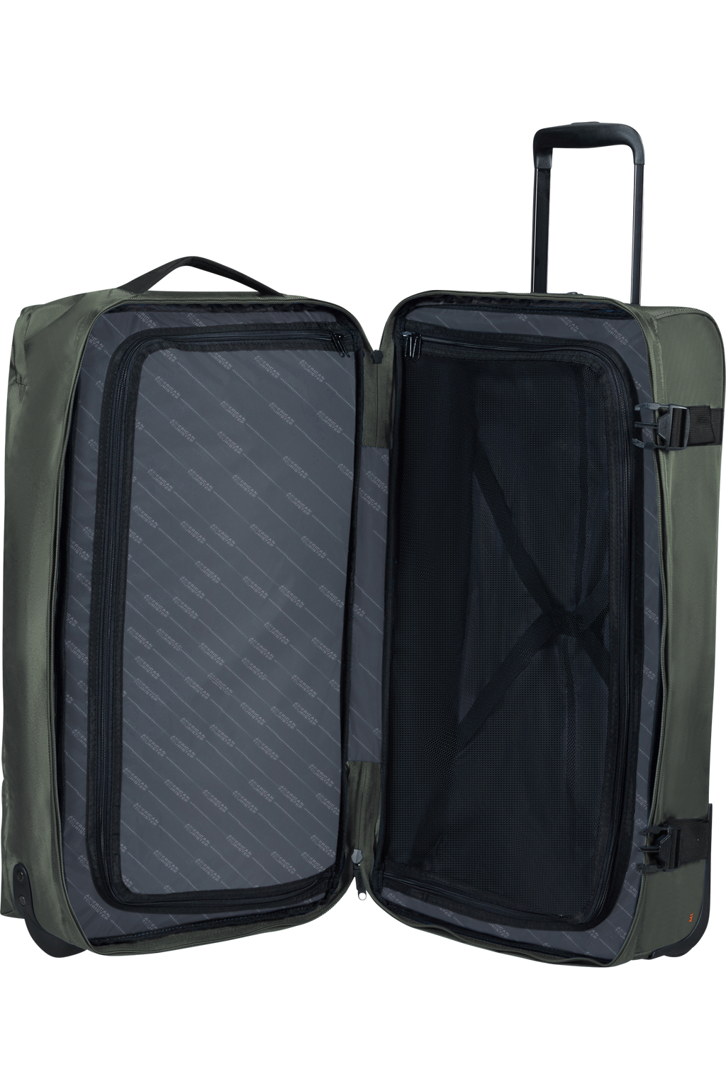 American Tourister URBAN TRACK Rollenreisetasche M, Dark Khaki – Produktansicht 3