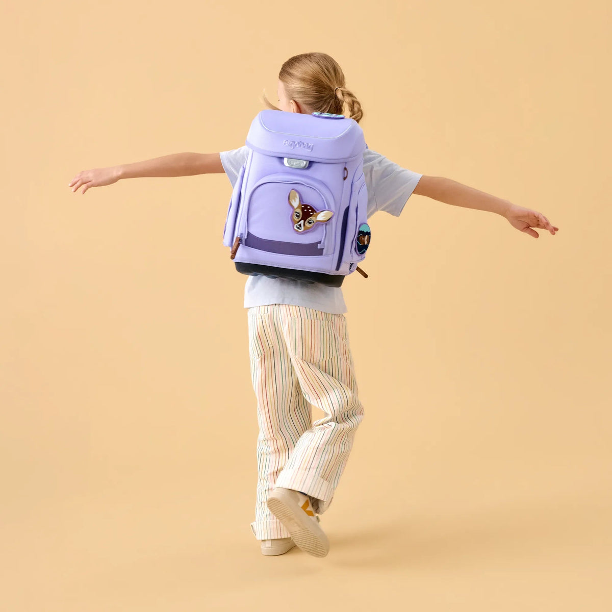 ergobag cubo Schulranzen-Set – Waldbärsucher