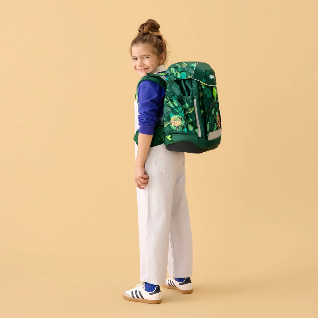 ergobag maxi Schulranzen-Set – DinosauriBär