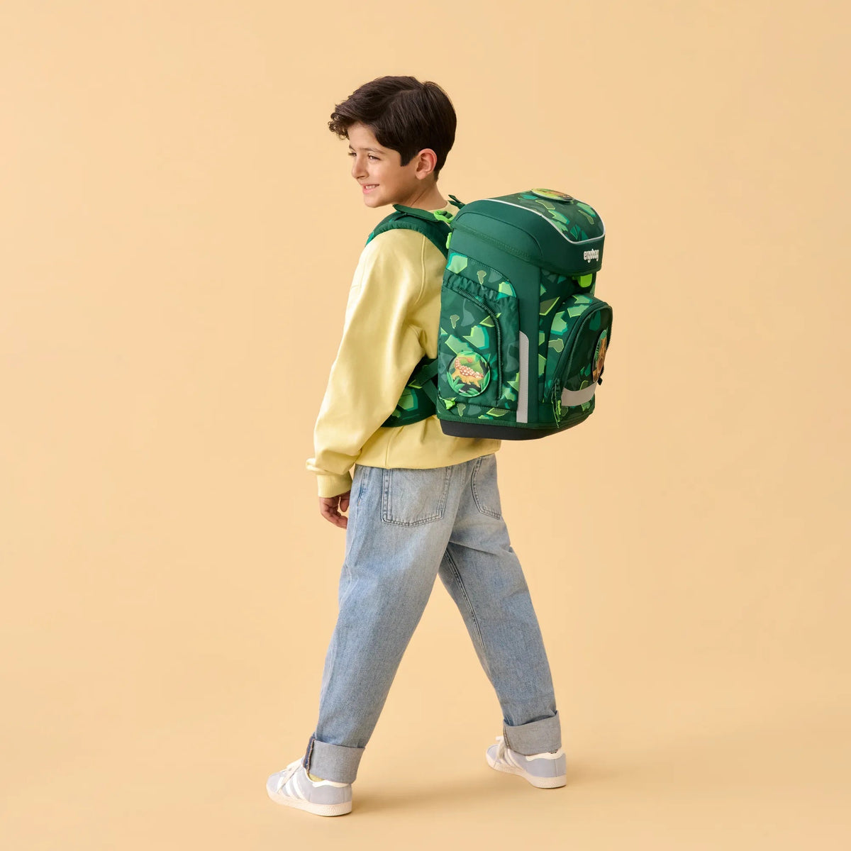 ergobag cubo Schulranzen-Set – DinosauriBär