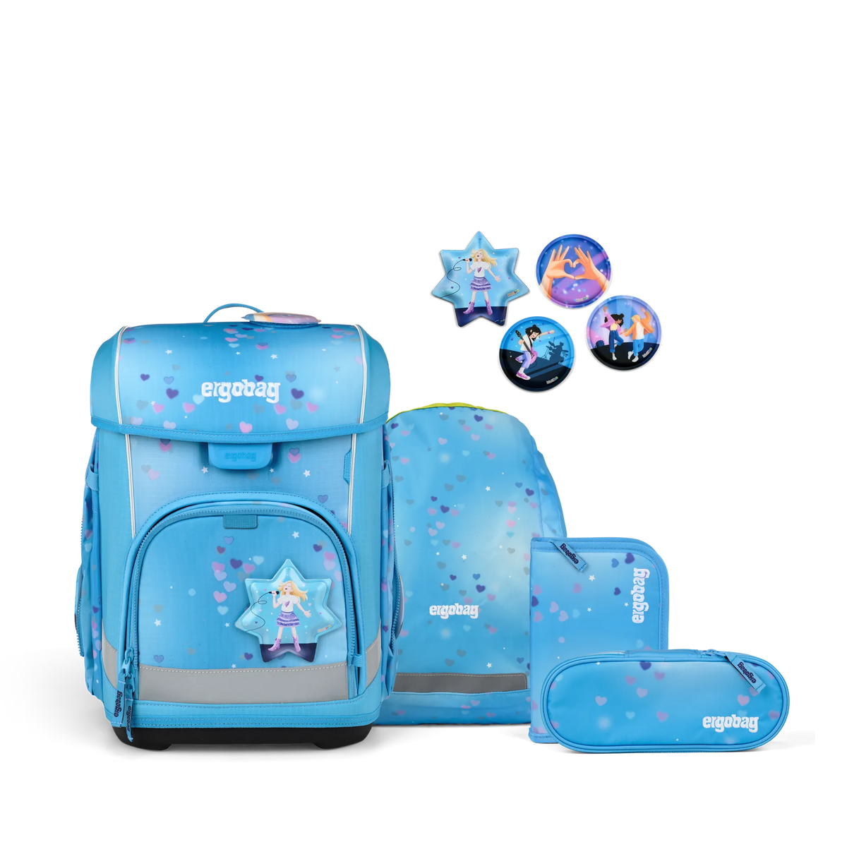 ergobag cubo light Schulranzen-Set – Bühnenfiebär