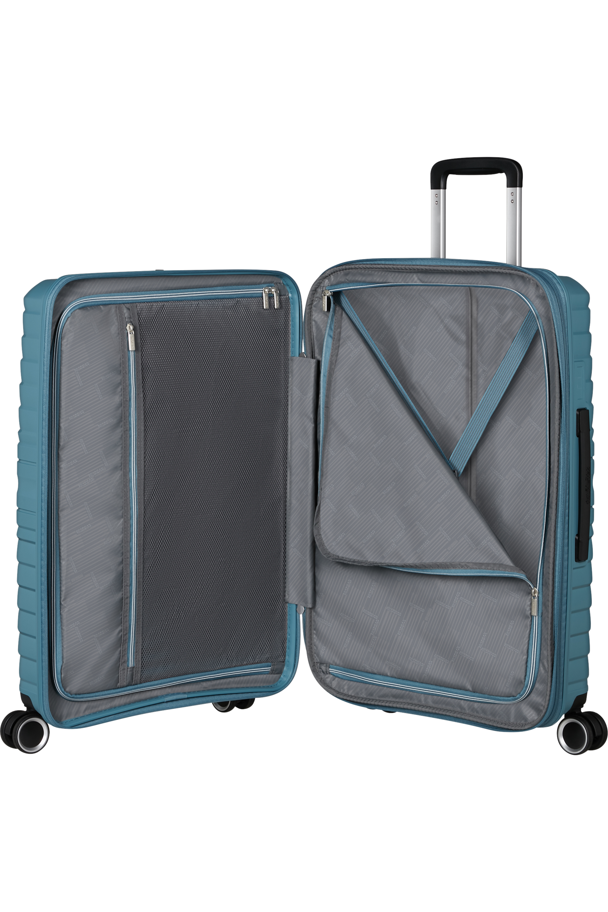 American Tourister FLYTWIST Trolley M, Storm Blue – Produktansicht 3
