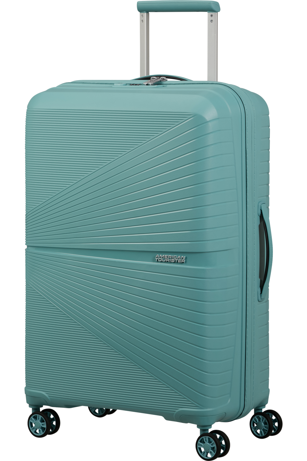 American Tourister AIRCONIC 4w Trolley M, Dusty Turquoise – Produktansicht 2
