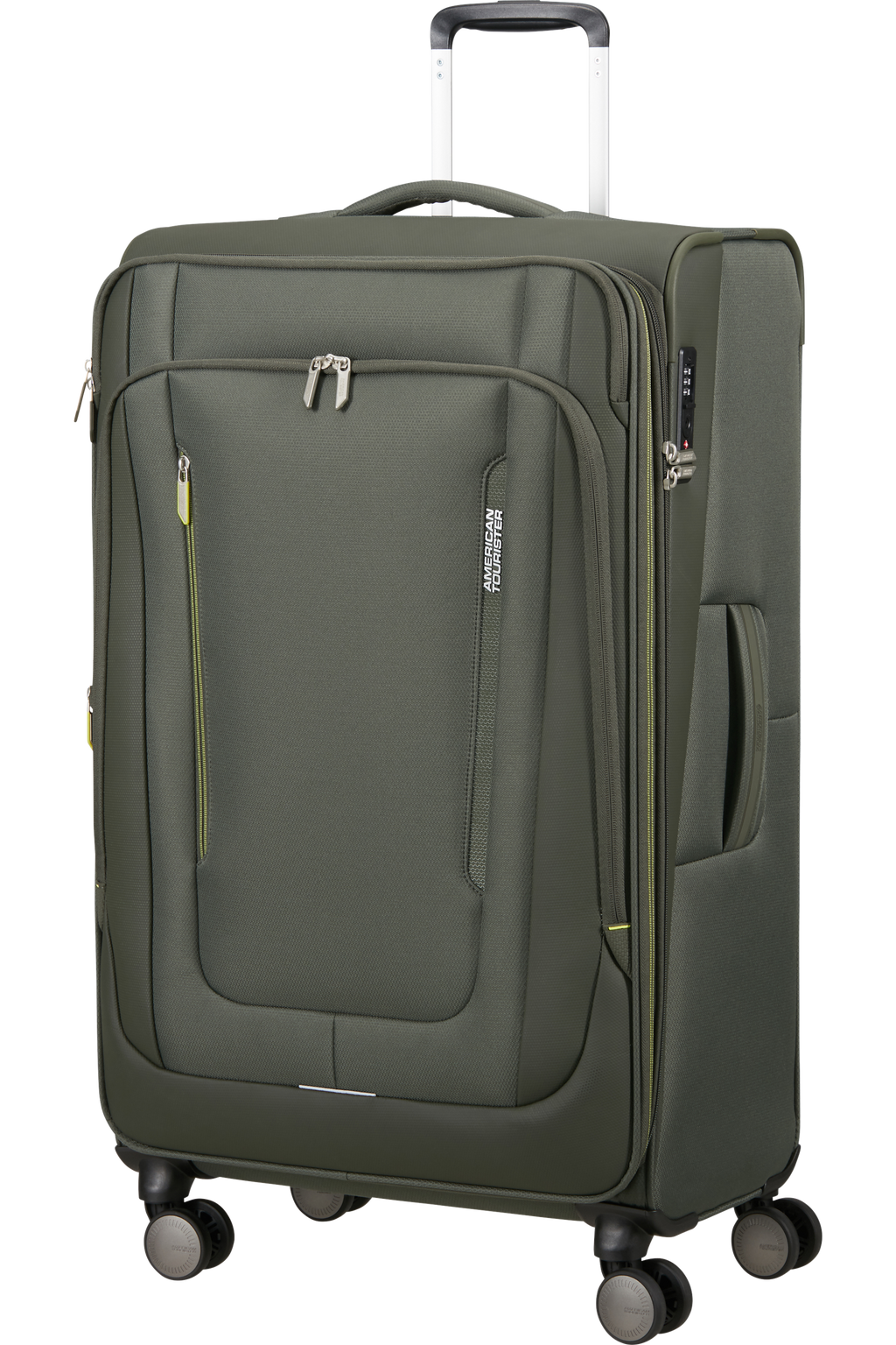 American Tourister WANDERLITE Trolley L, Dark Khaki – Produktansicht 2