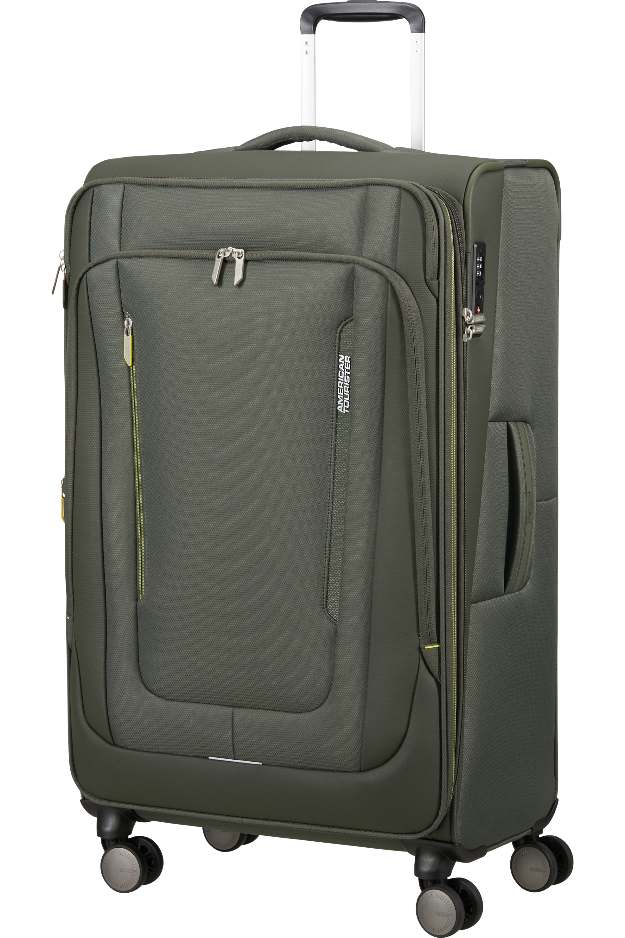 American Tourister WANDERLITE Trolley L, Dark Khaki – Produktansicht 2