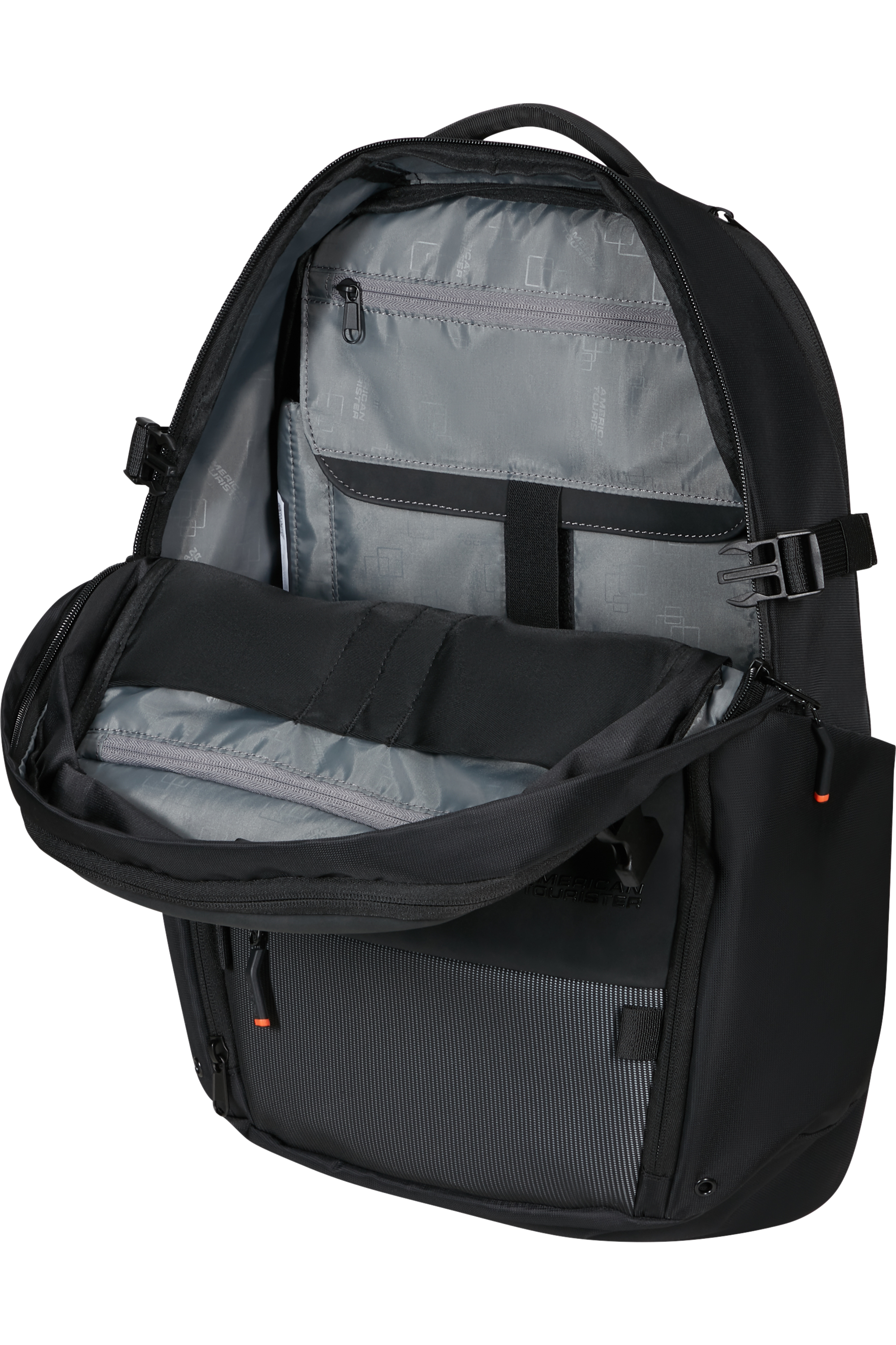 American Tourister PACEPRO Rucksack 17,3" Zoll, Flash Black – Produktansicht 3