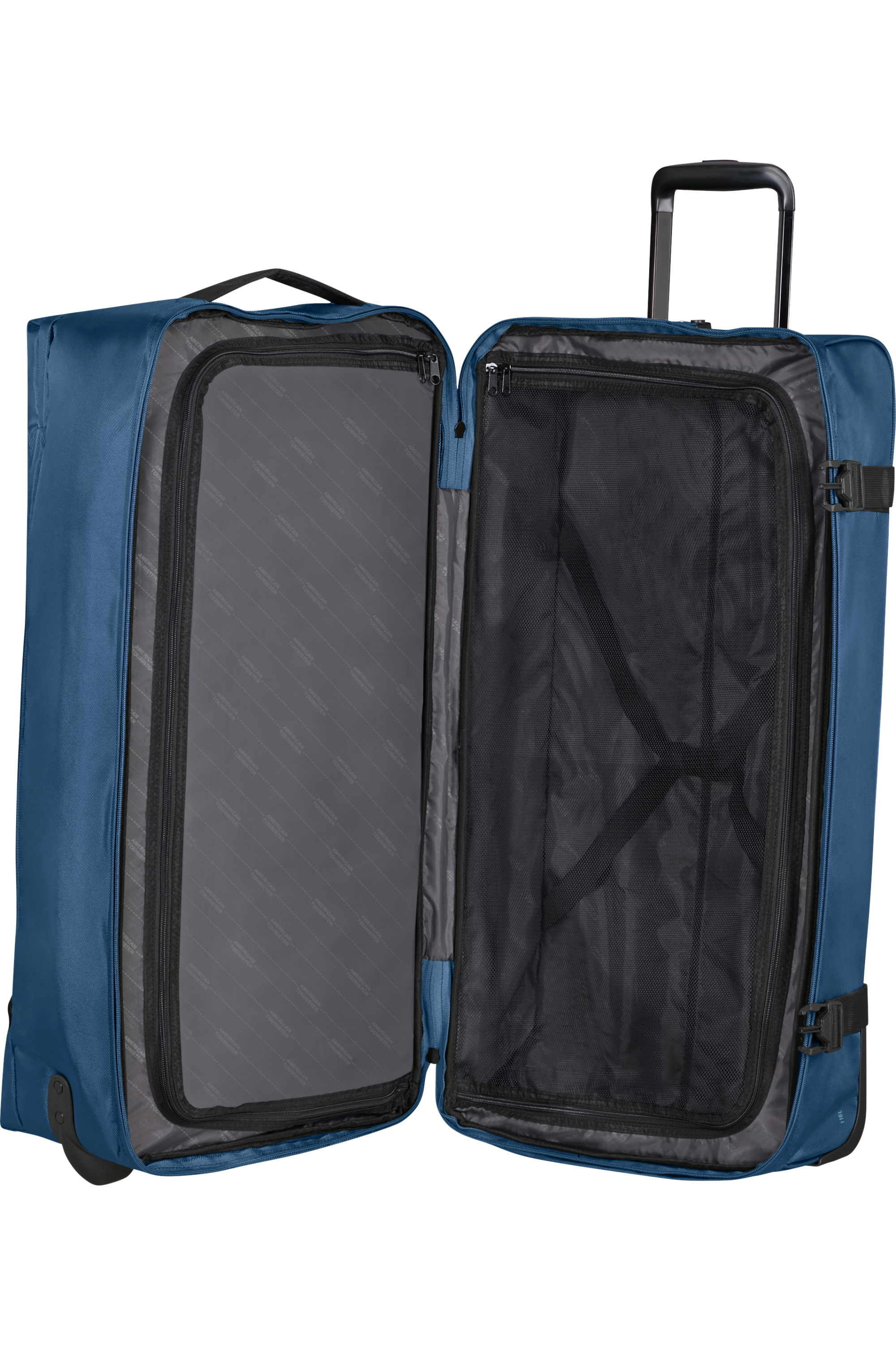 American Tourister URBAN TRACK Rollenreisetasche L, Combat Navy – Produktansicht 3
