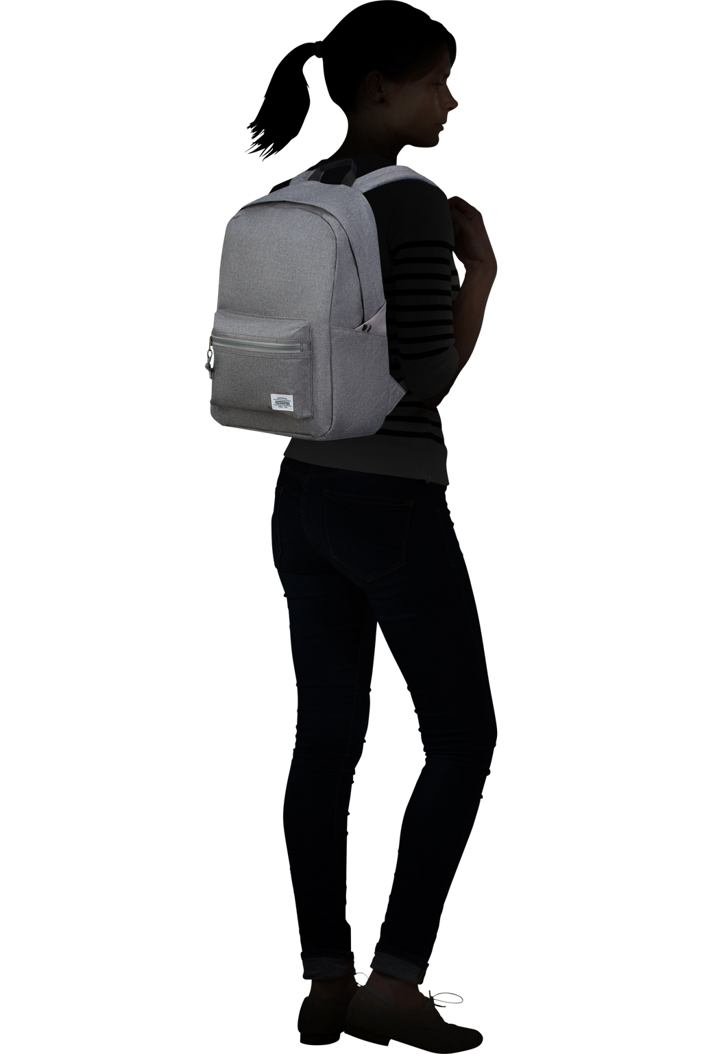 American Tourister BRIGHTUP Rucksack, Grey Melange – Produktansicht 2