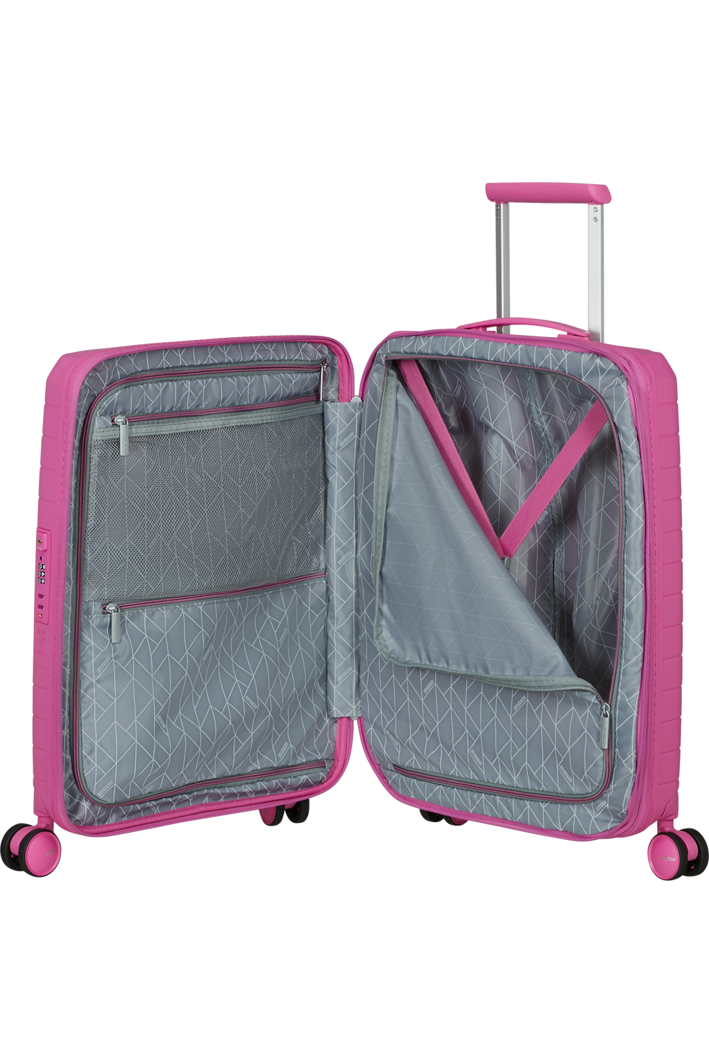American Tourister FASTFORWARD Trolley S, Electric Fuchsia – Produktansicht 3