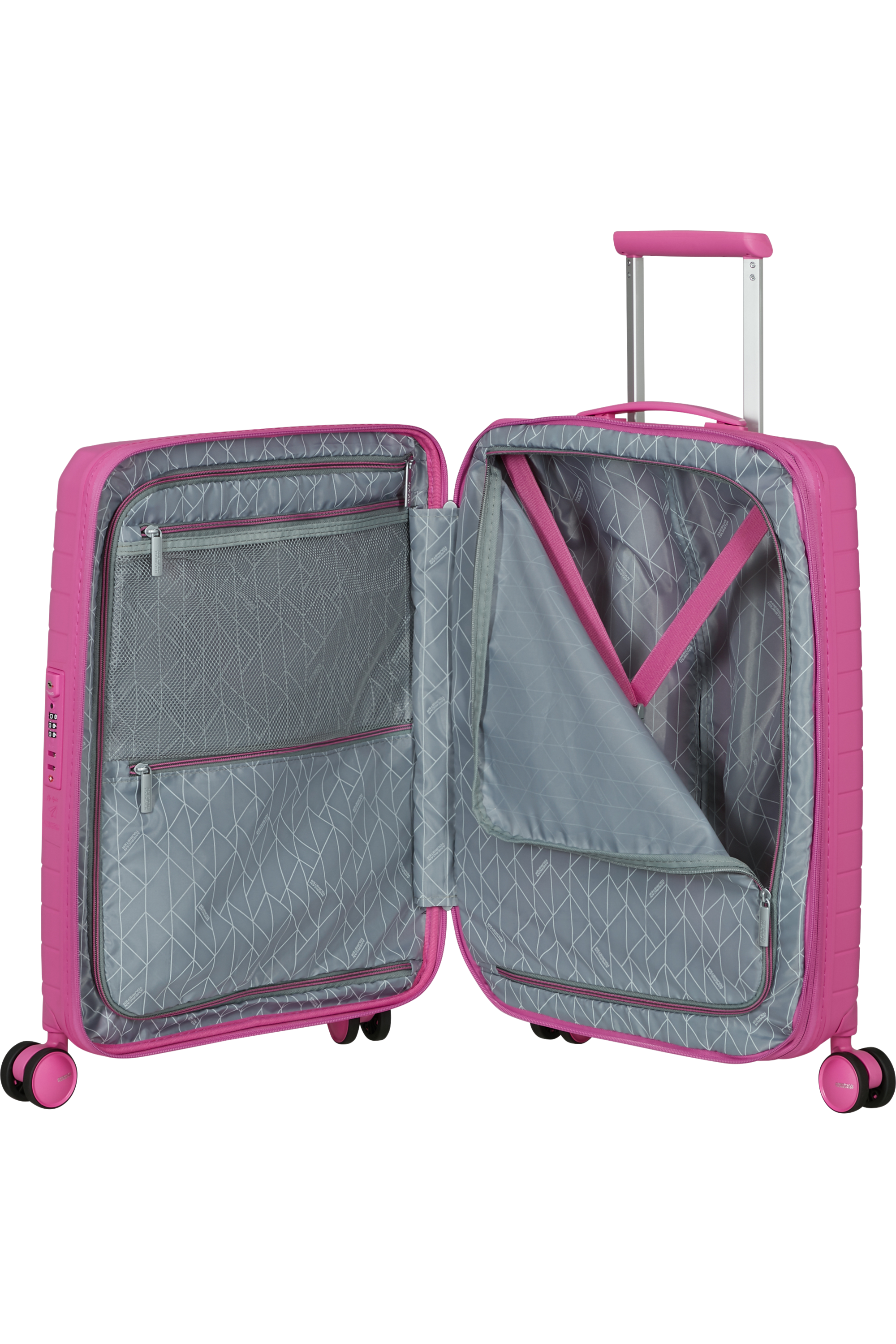 American Tourister FASTFORWARD Trolley S, Electric Fuchsia – Produktansicht 3