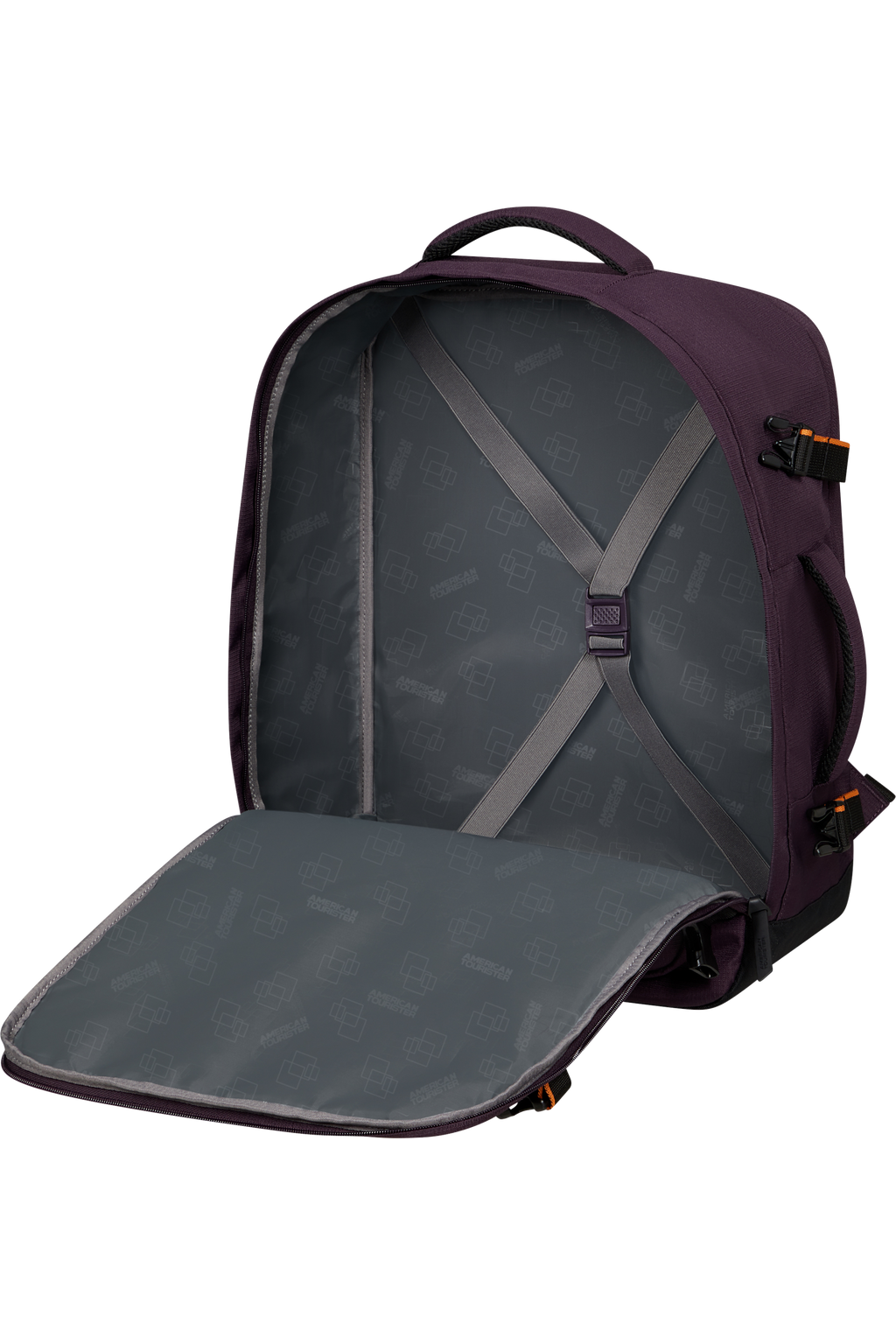 American Tourister TAKE2CABIN Rucksack M, Dark Plum – Produktansicht 4