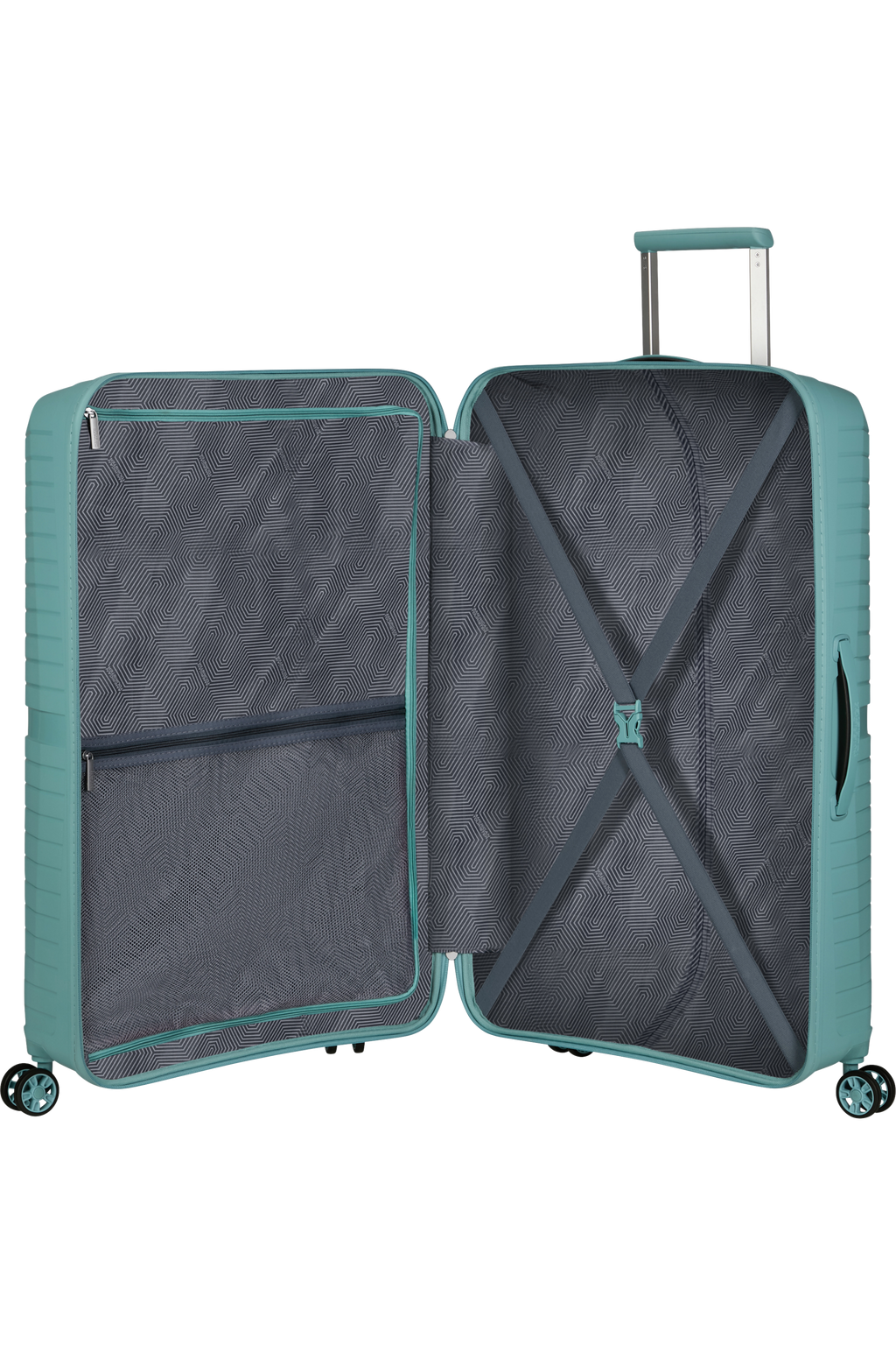 American Tourister AIRCONIC 4w Trolley L, Dusty Turquoise – Produktansicht 3