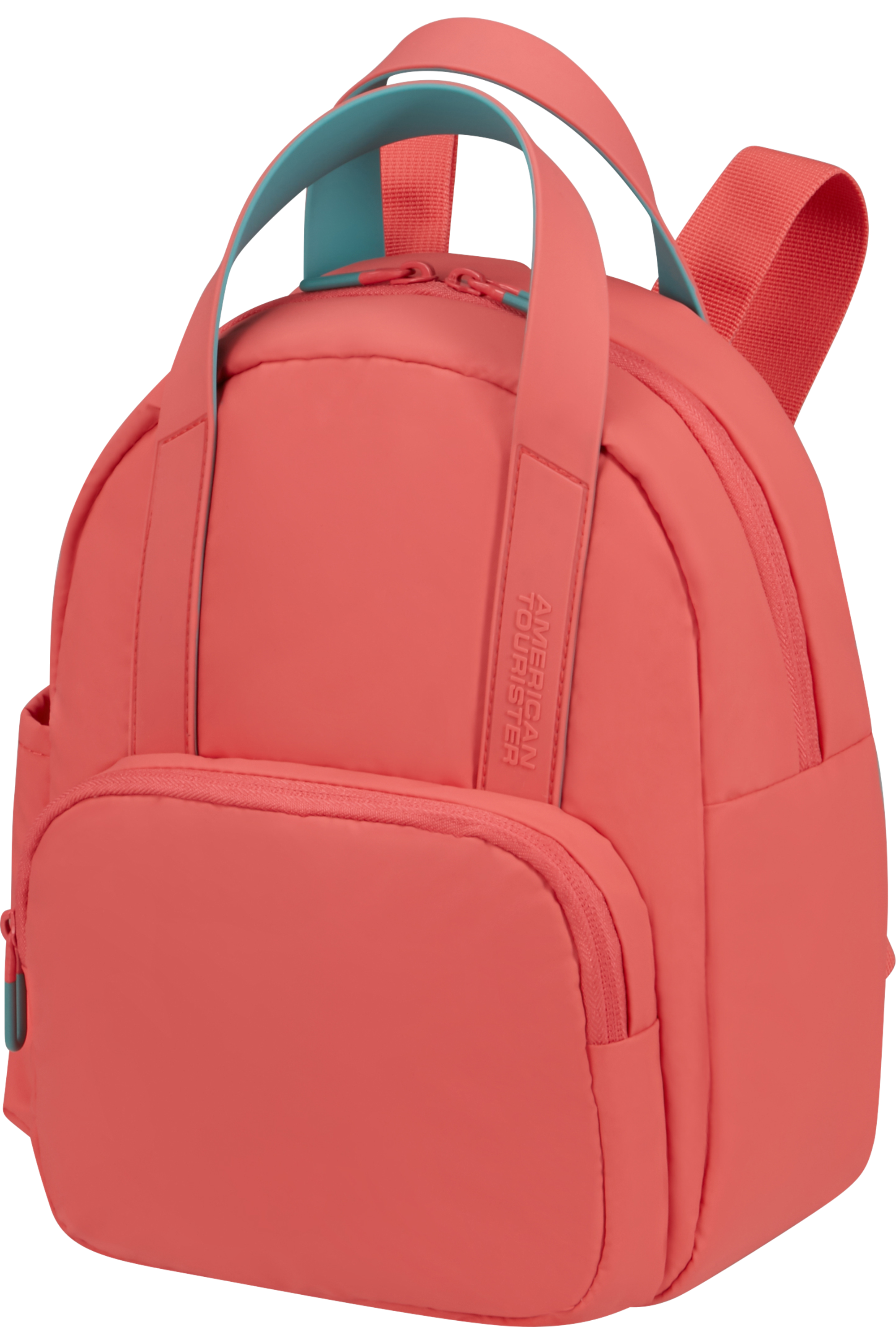 American Tourister PUFFYPOP Rucksack S, Sunset Coral – Produktansicht 2