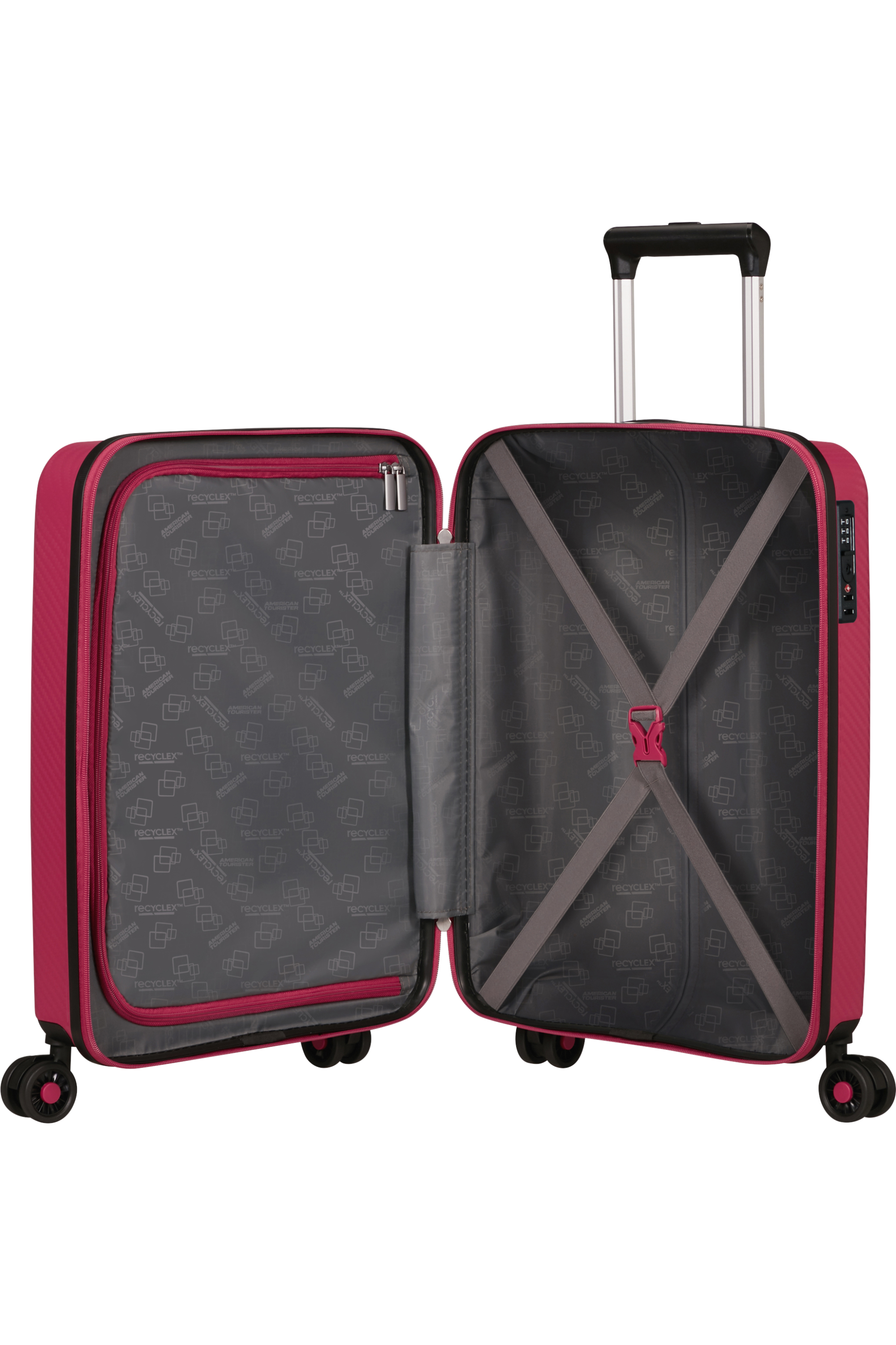 American Tourister SUMMER HIT Trolley S, Viva Magenta – Produktansicht 3