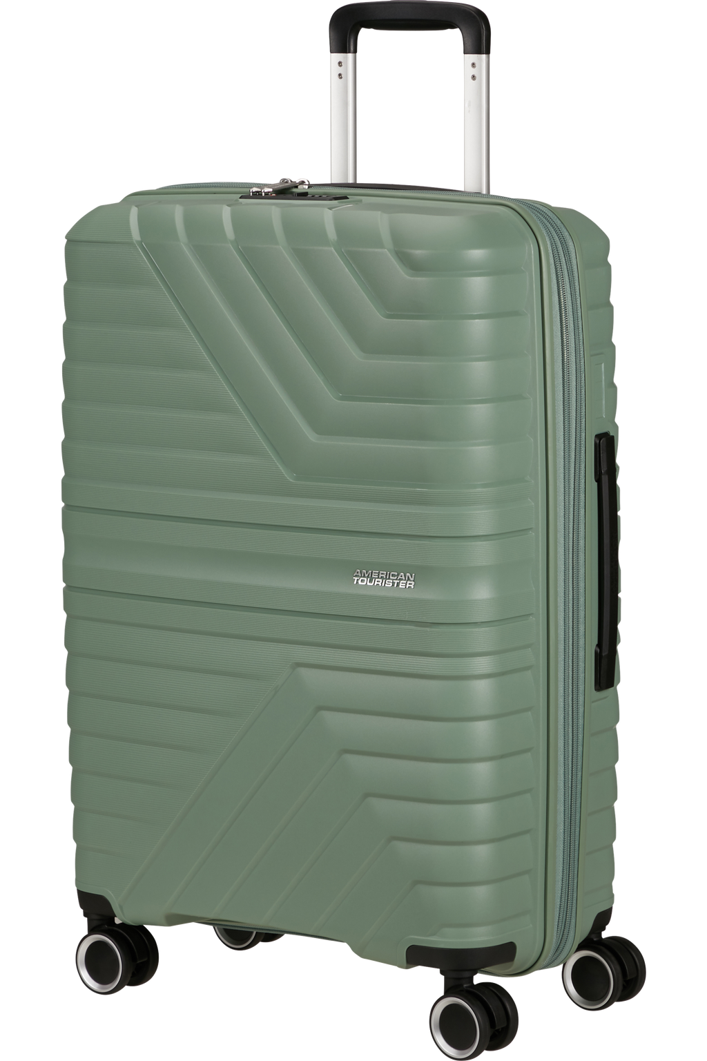 American Tourister FLYTWIST Trolley M, Botanic Green – Produktansicht 2