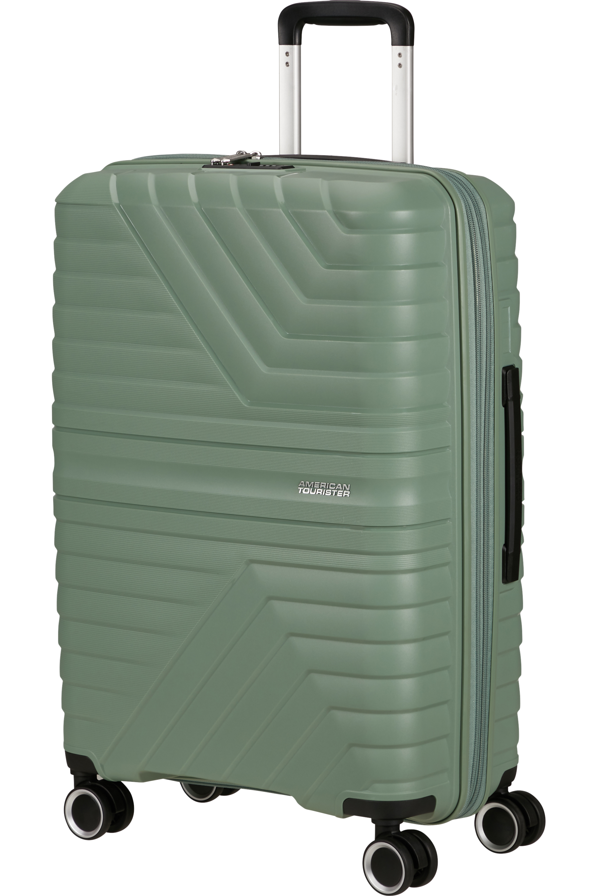 American Tourister FLYTWIST Trolley M, Botanic Green – Produktansicht 2