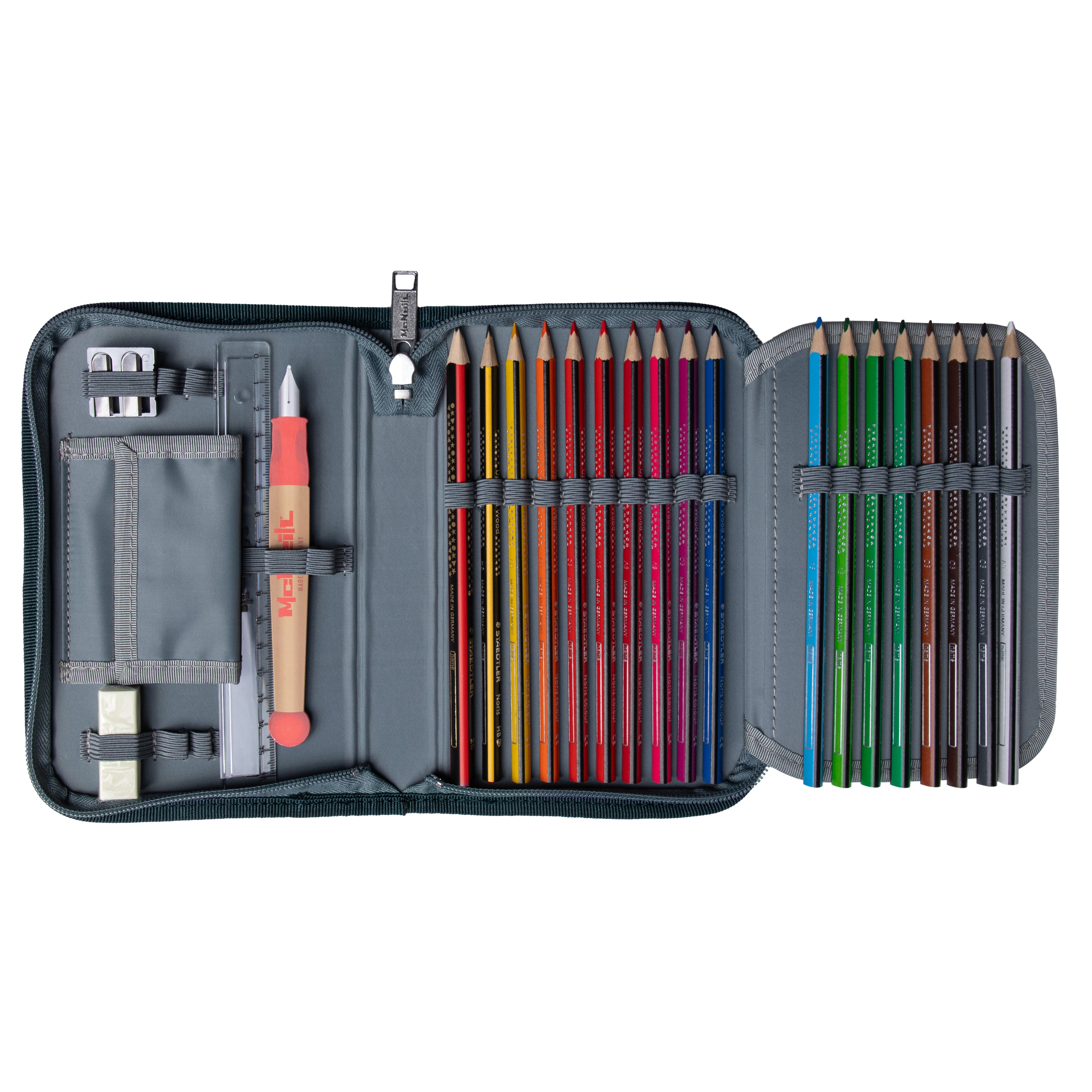 McNeill Perfecto Schulranzen-Set, Gradient Blue Lagoon