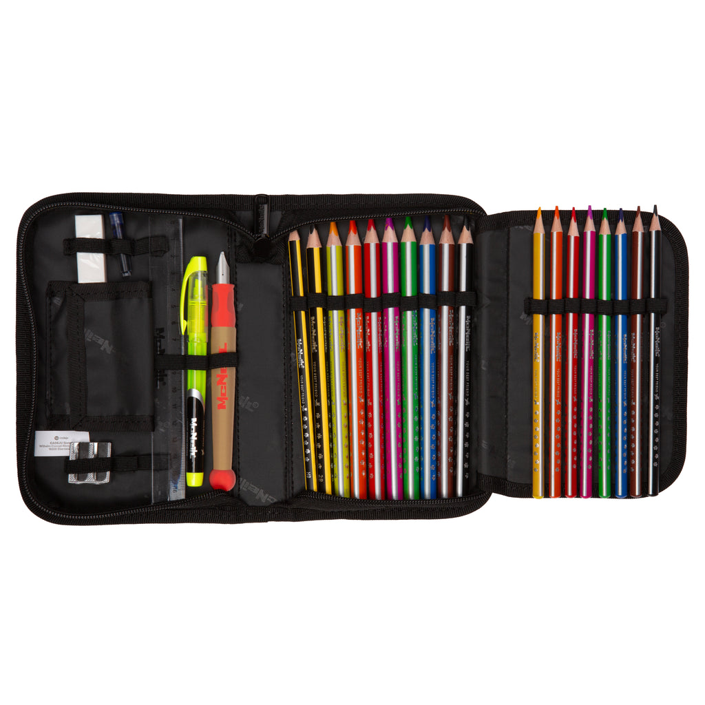 McNeill Perfecto Schulranzen-Set, Gradient Cranberry