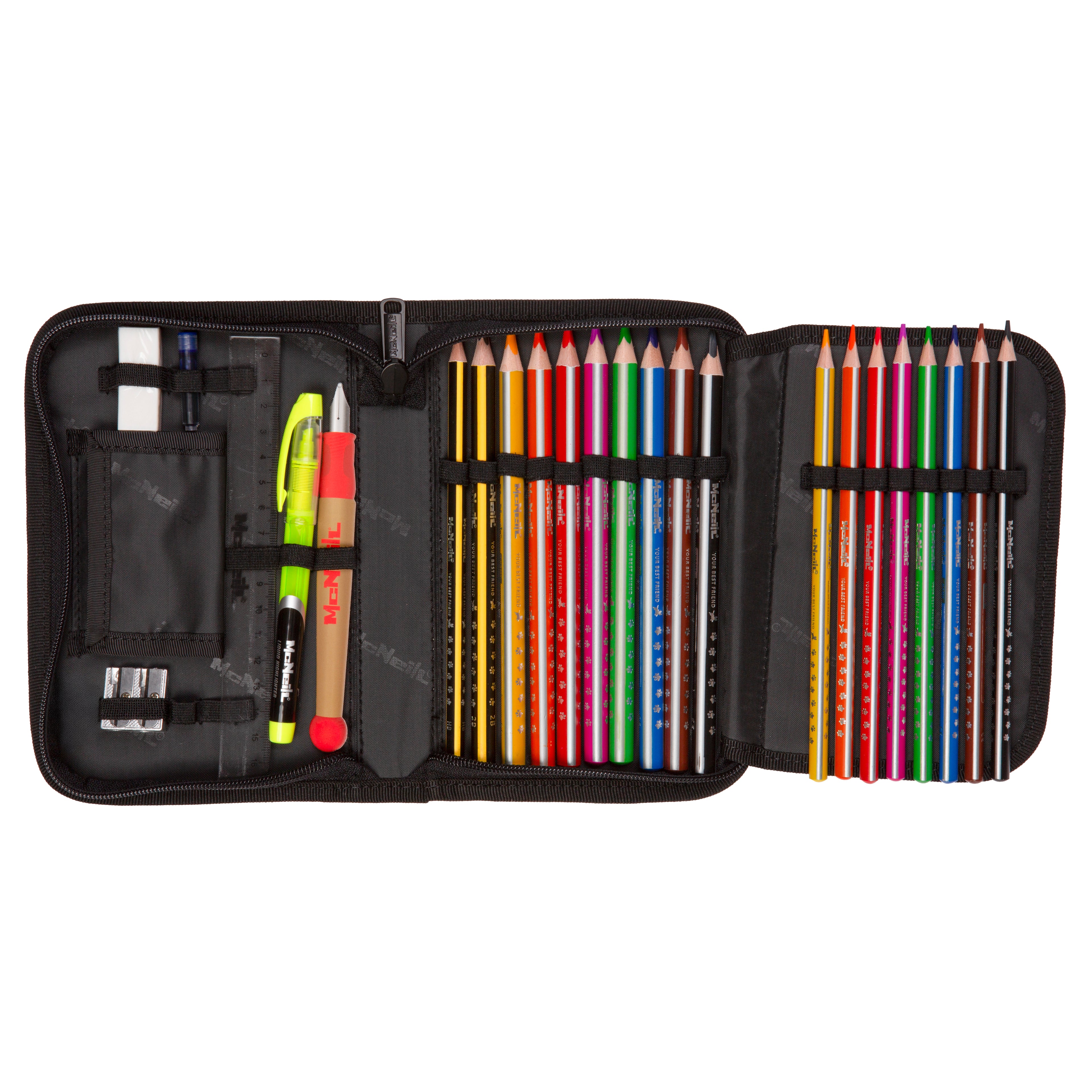 McNeill Perfecto Schulranzen-Set, Gradient Grass