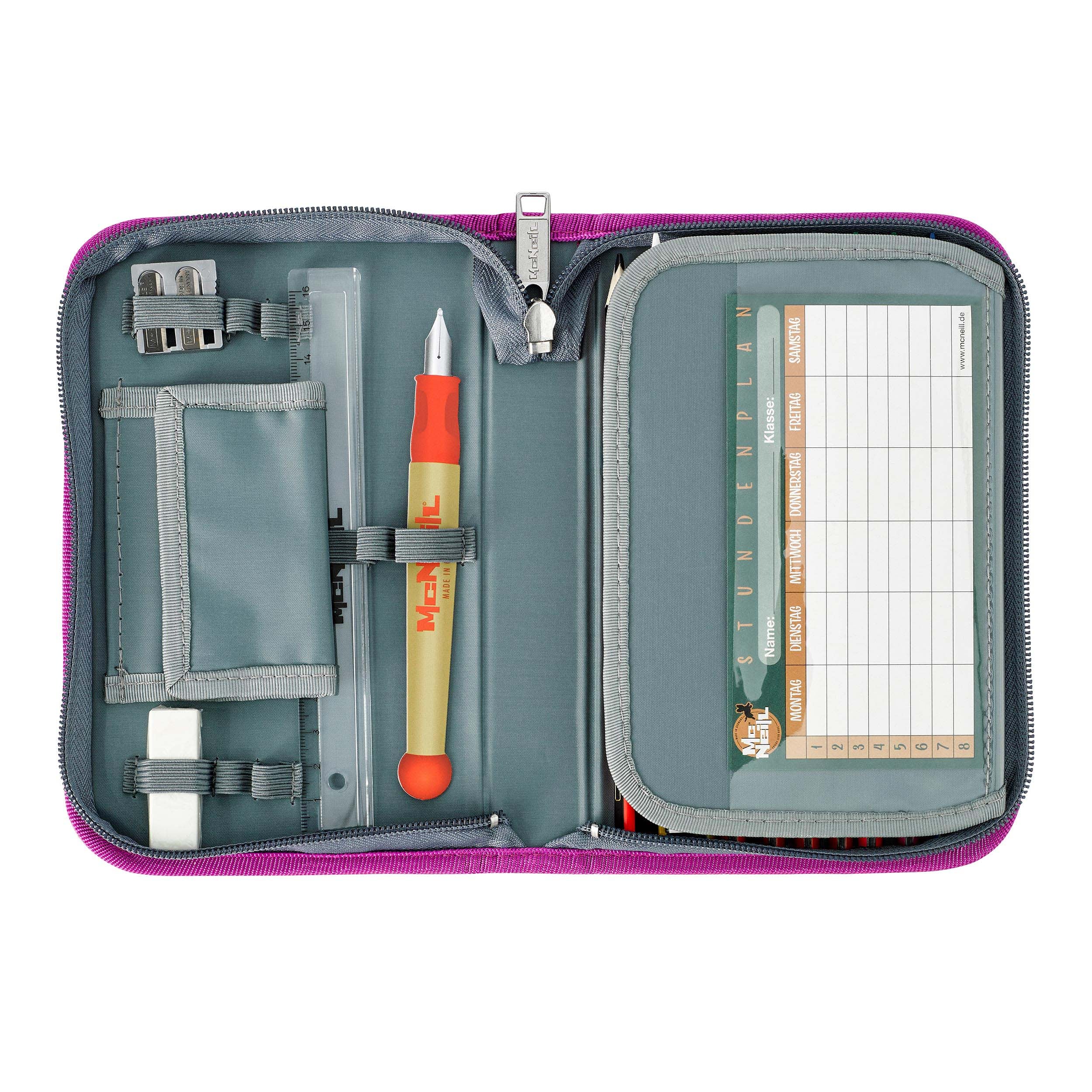 McNeill Compacto Schulranzen-Set, Ruby