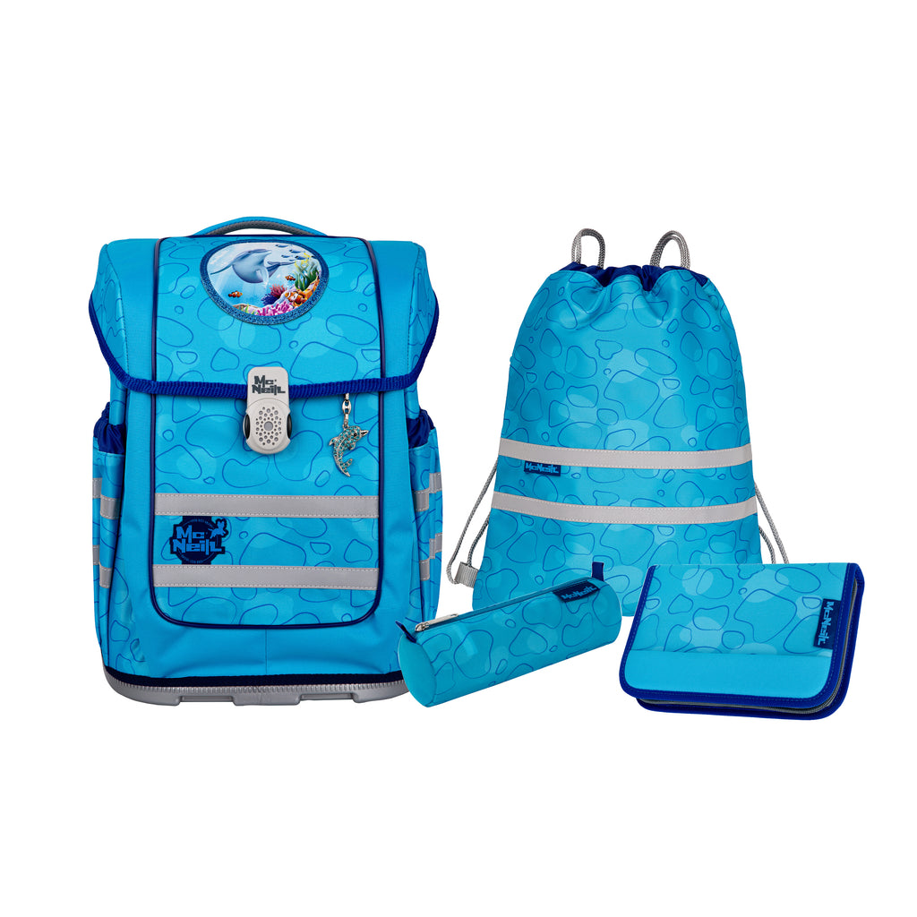 McNeill Compacto Schulranzen-Set, Bubble