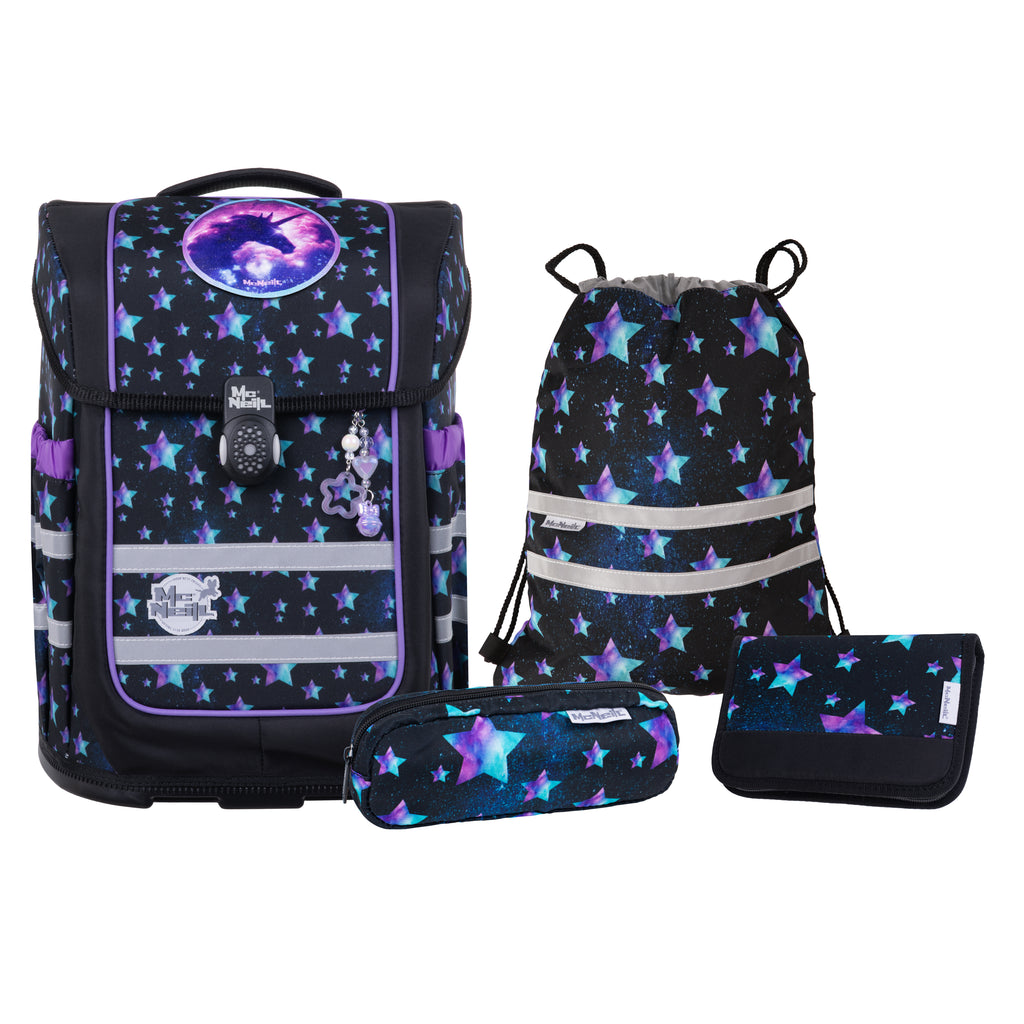McNeill Compacto Schulranzen-Set, Star Night