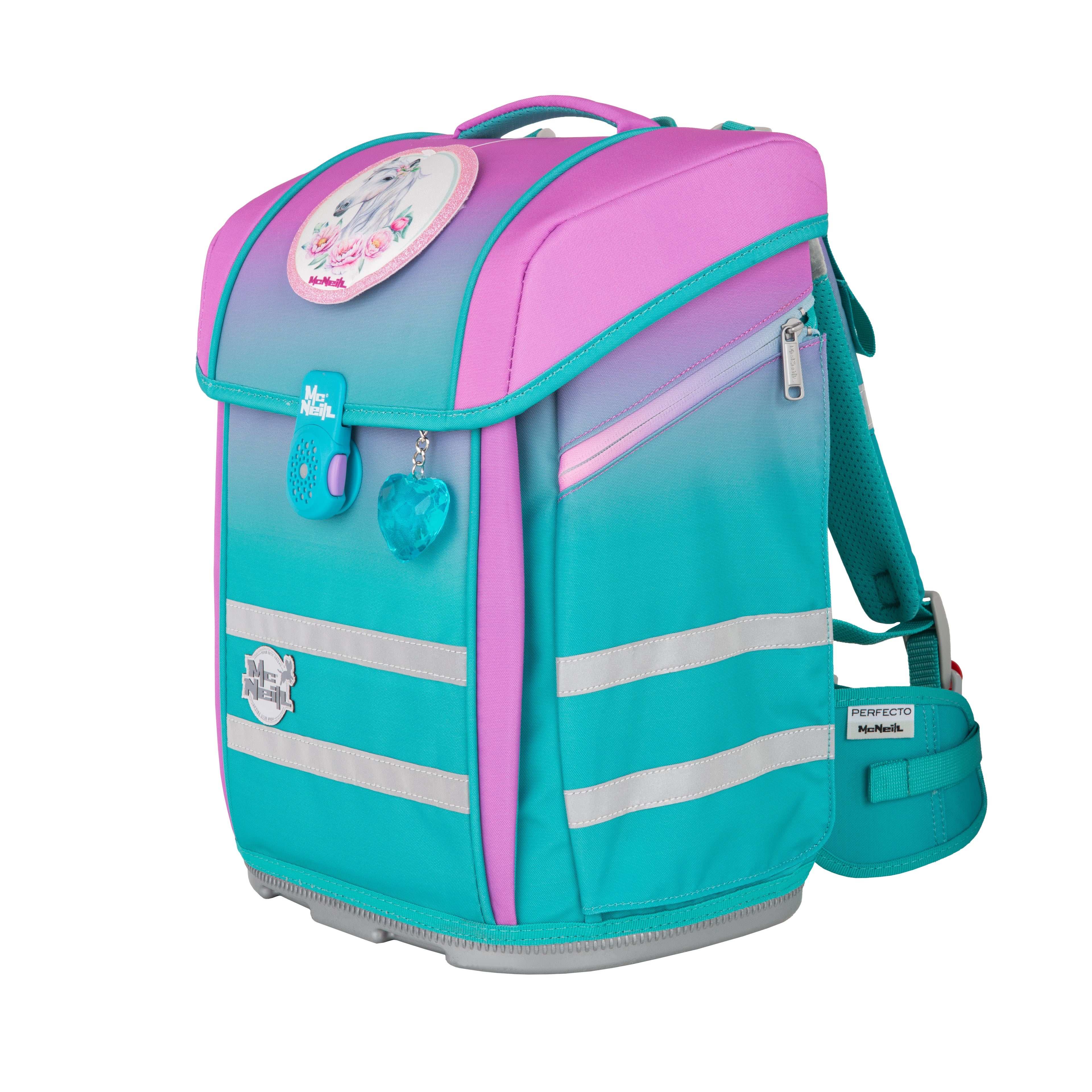 McNeill Perfecto Schulranzen-Set, Gradient Blueberry