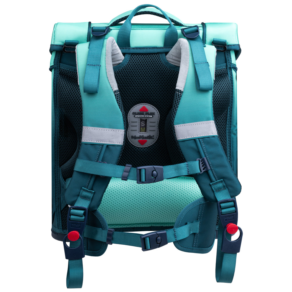 McNeill Perfecto Schulranzen-Set, Gradient Blue Lagoon