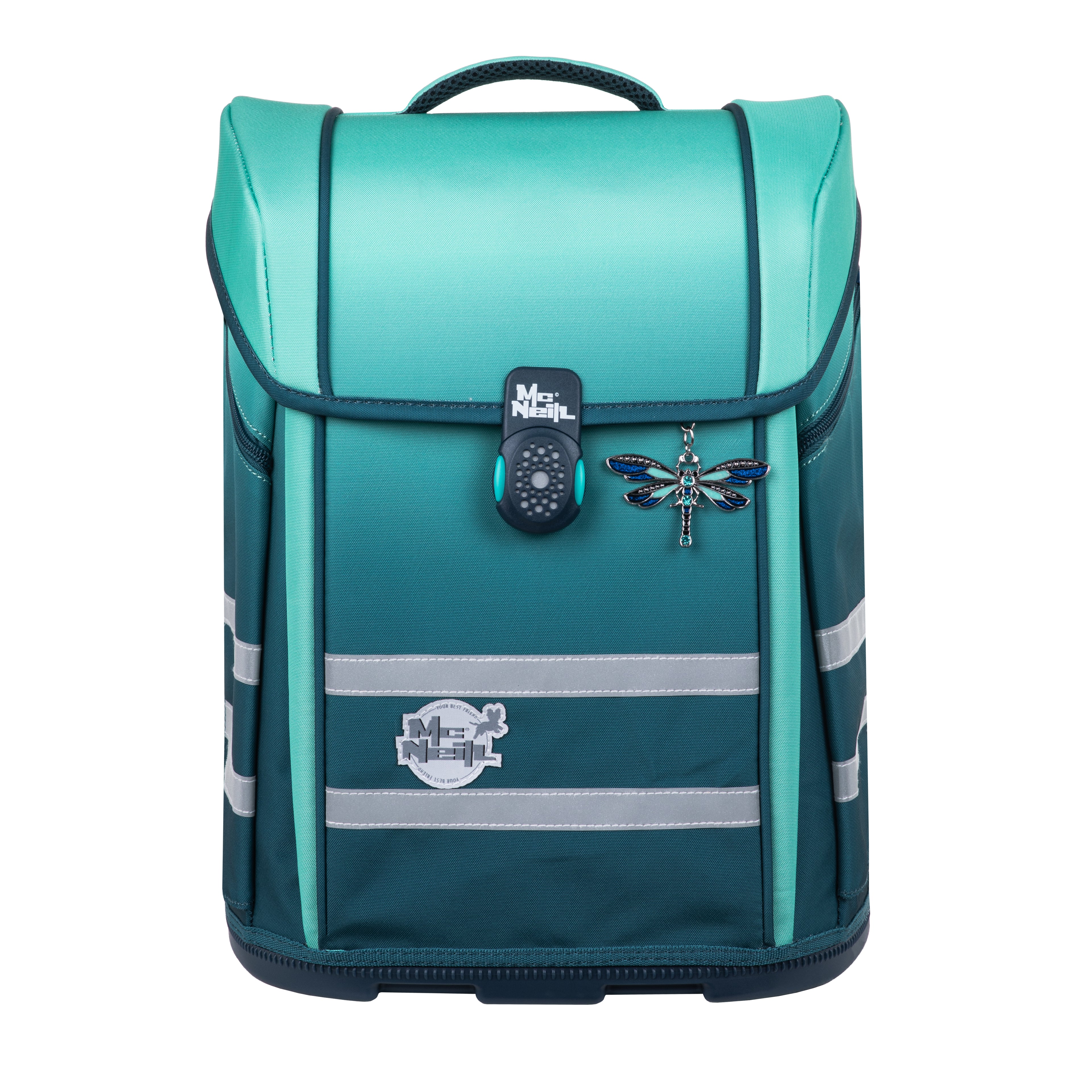 McNeill Perfecto Schulranzen-Set, Gradient Blue Lagoon