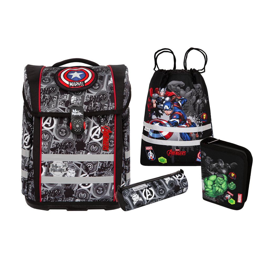 McNeill Perfecto Schulranzen-Set, Avengers