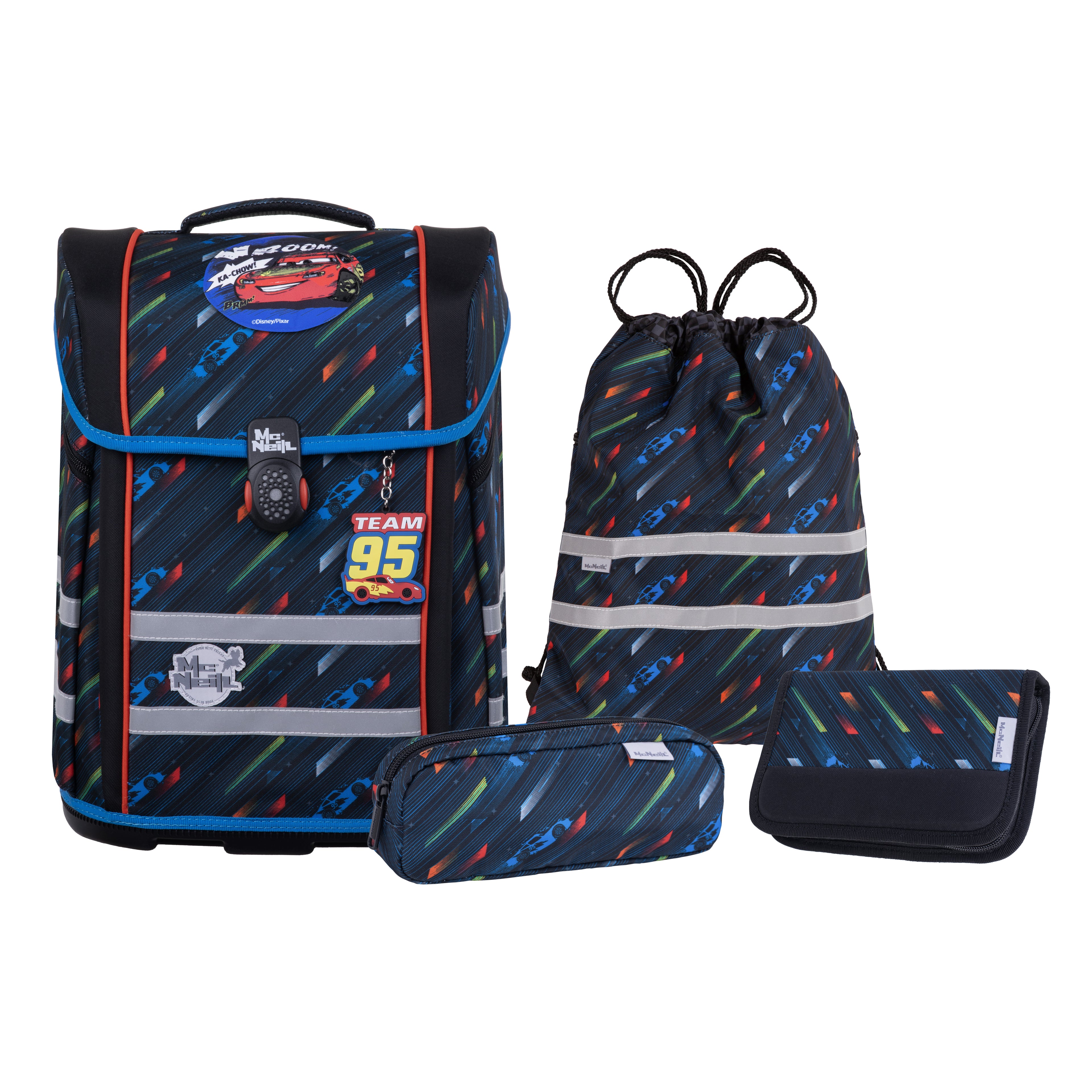 McNeill Perfecto Schulranzen-Set, Cars
