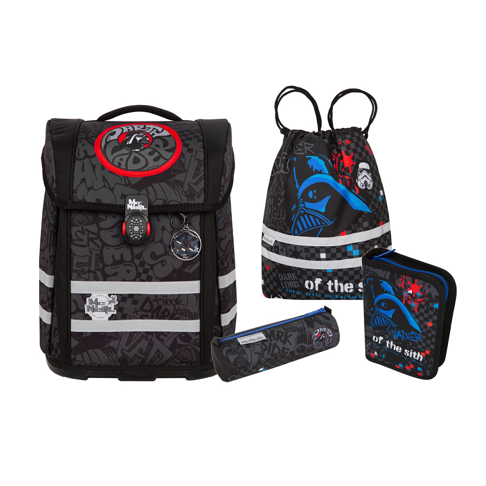 McNeill Perfecto Schulranzen-Set, Darth Vader