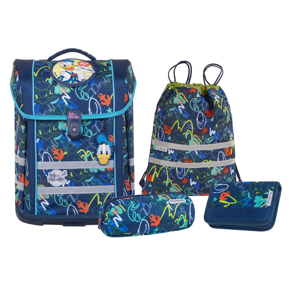 McNeill Perfecto Schulranzen-Set, Donald Duck