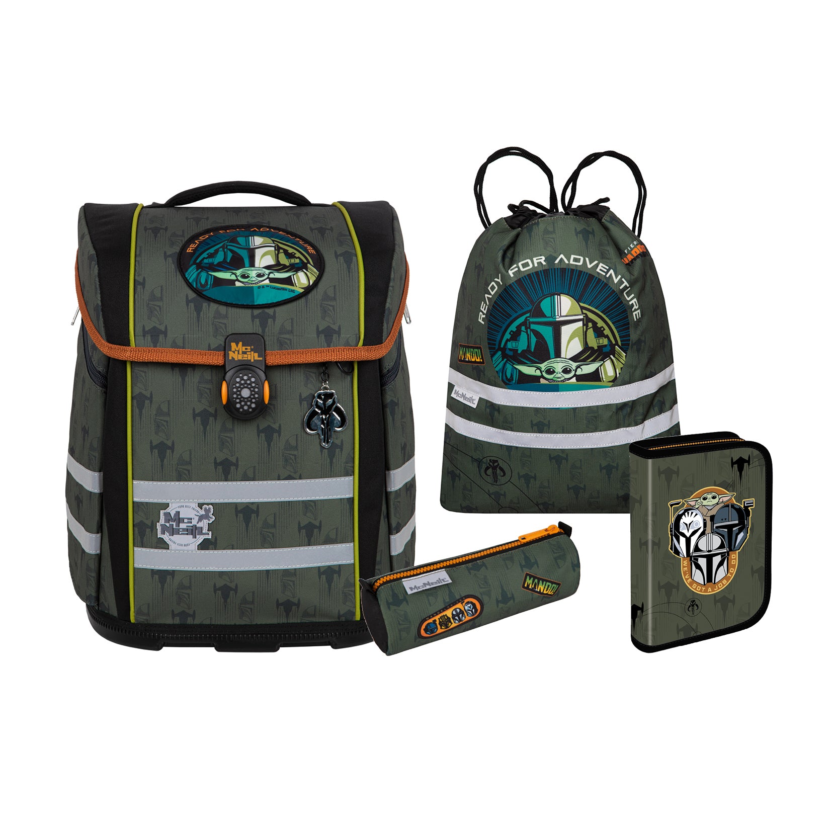 McNeill Perfecto Schulranzen-Set, Mandalorian