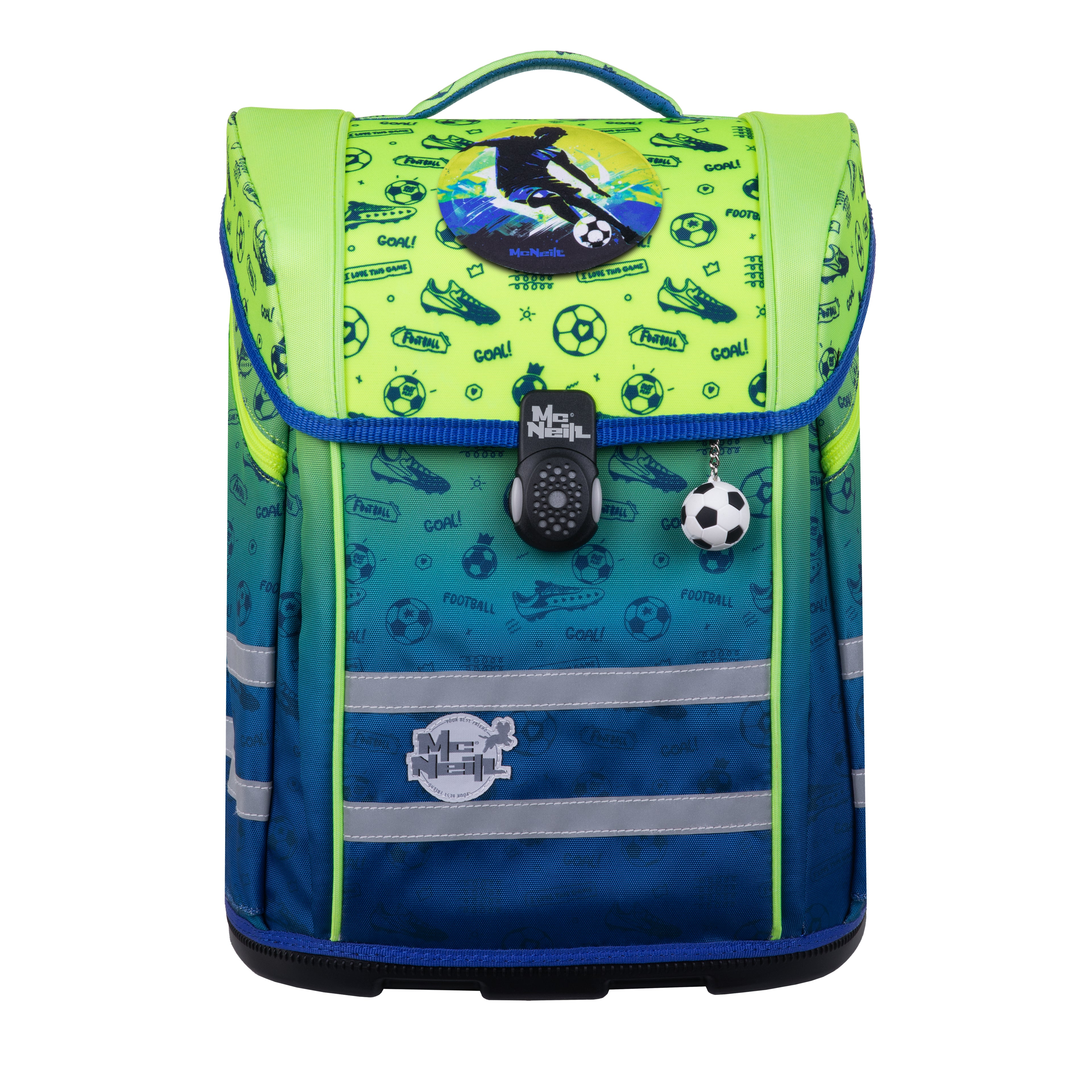 McNeill Perfecto Schulranzen-Set, Football 2T