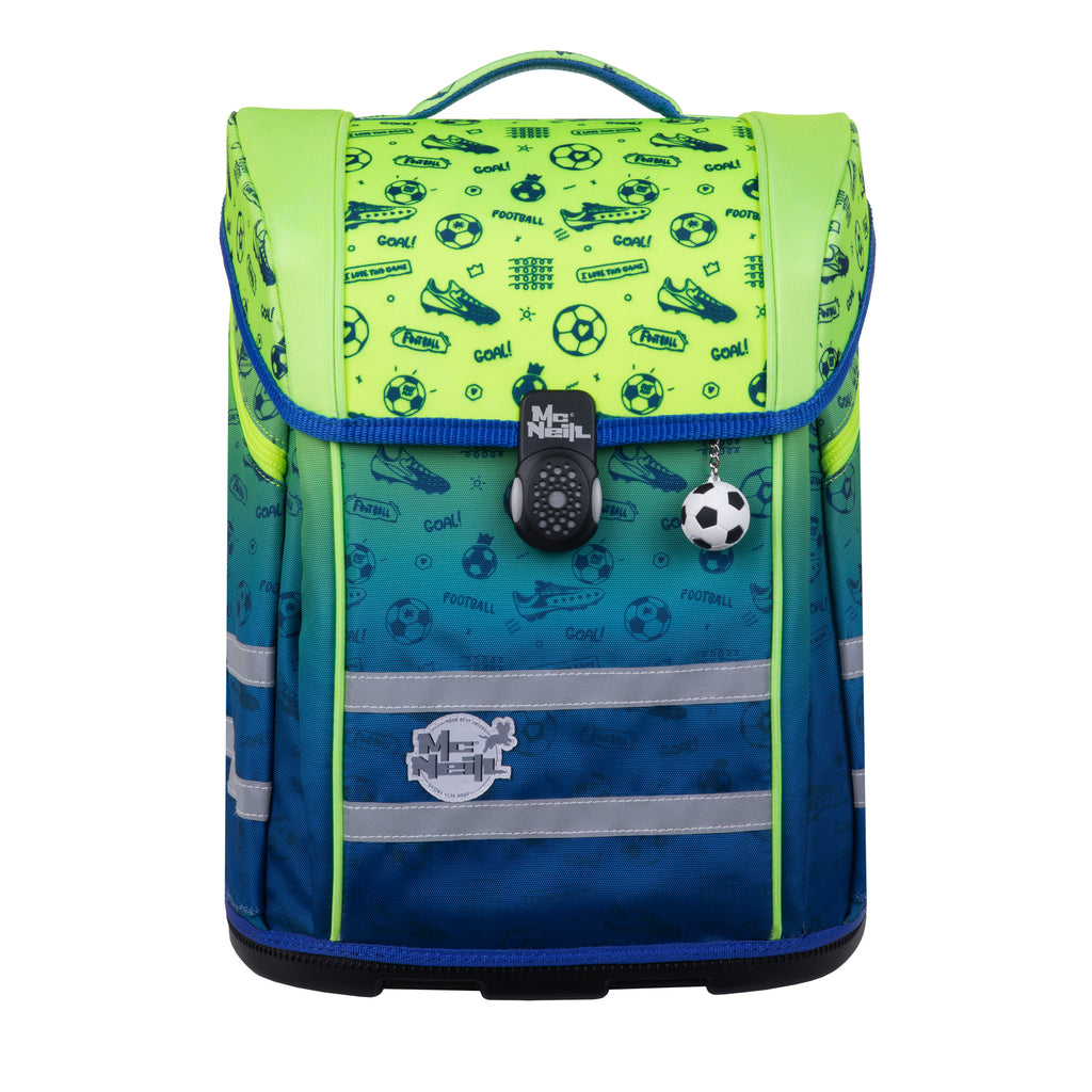 McNeill Perfecto Schulranzen-Set, Football 2T