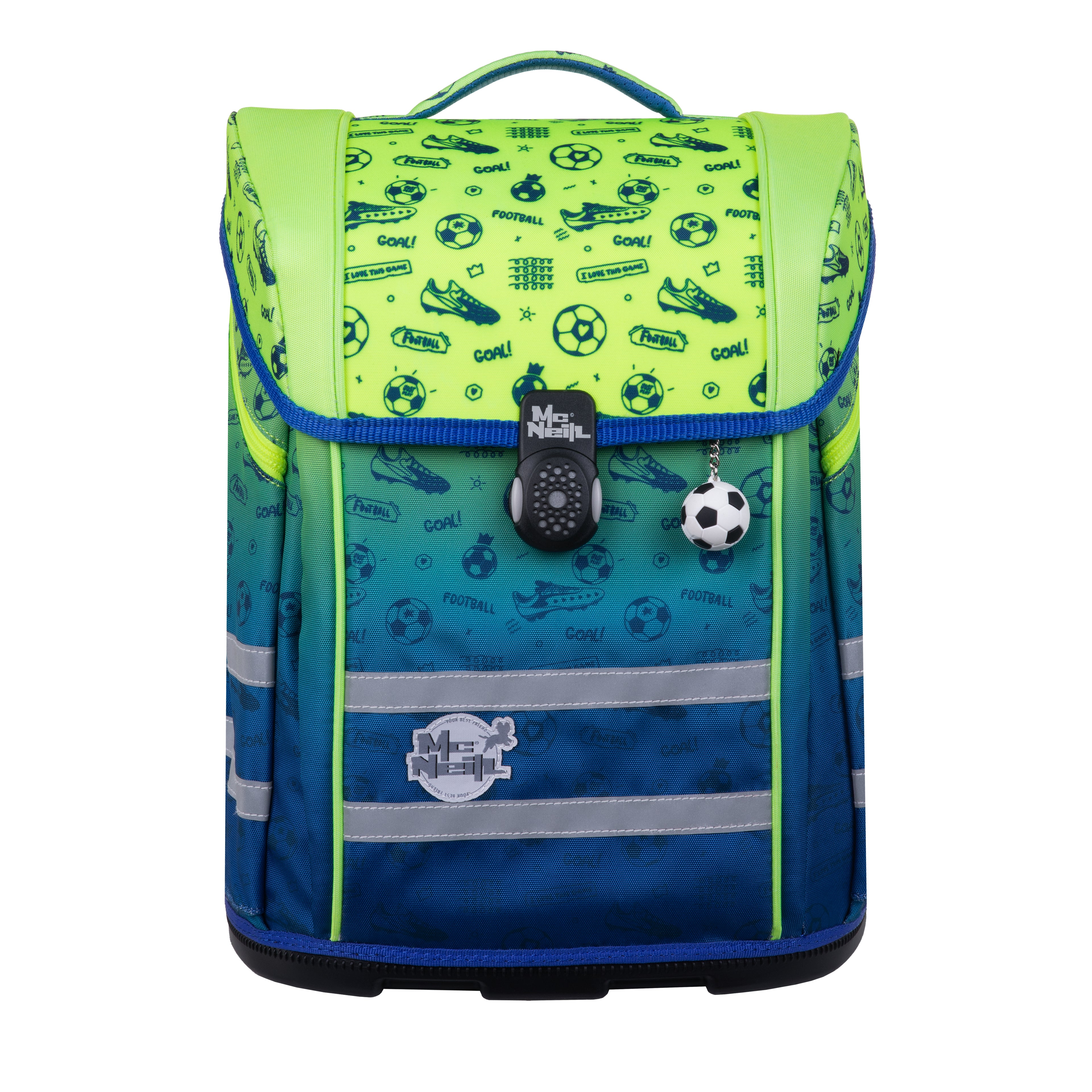 McNeill Perfecto Schulranzen-Set, Football 2T