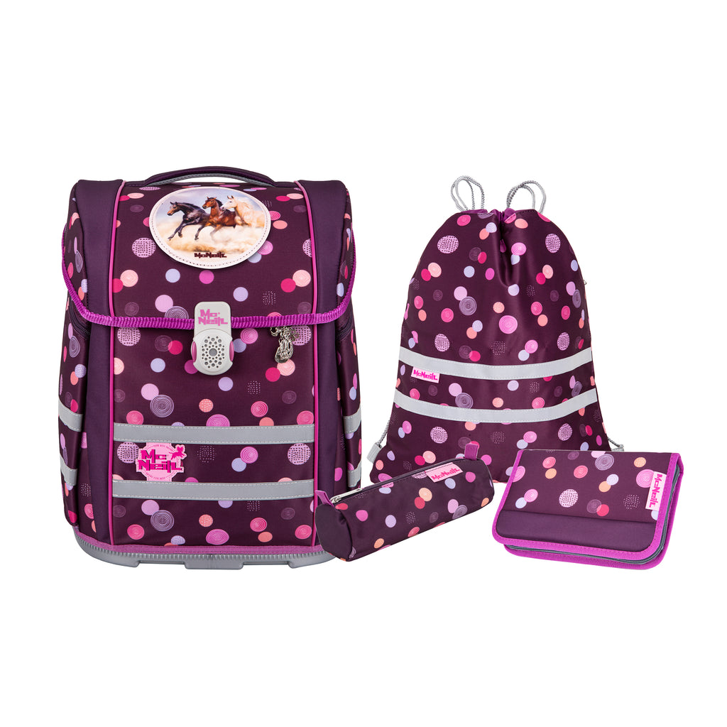 McNeill Perfecto Schulranzen-Set, Ruby