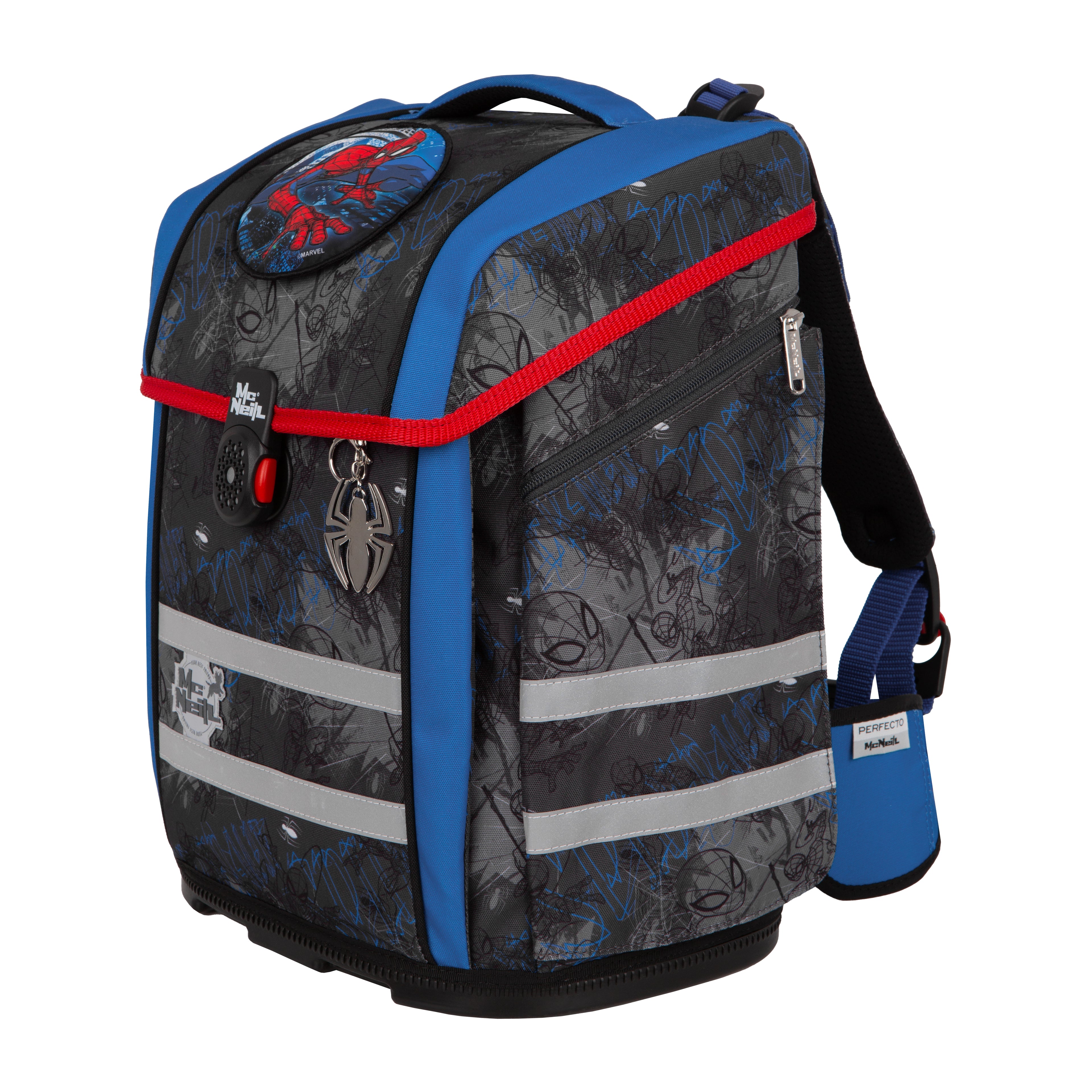 McNeill Perfecto Schulranzen-Set, Spider Man