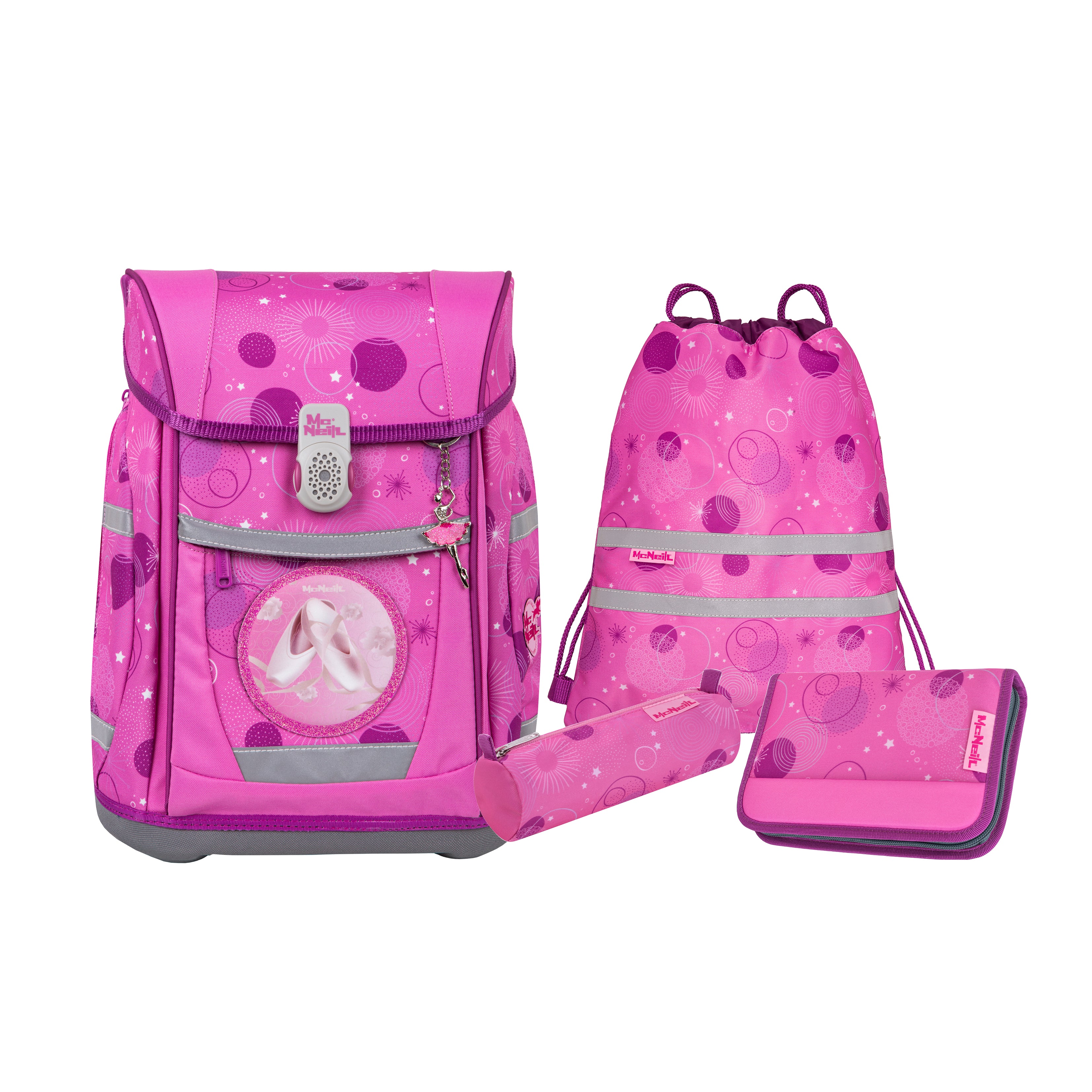 McNeill Tenero Schulranzen-Set, Pinky