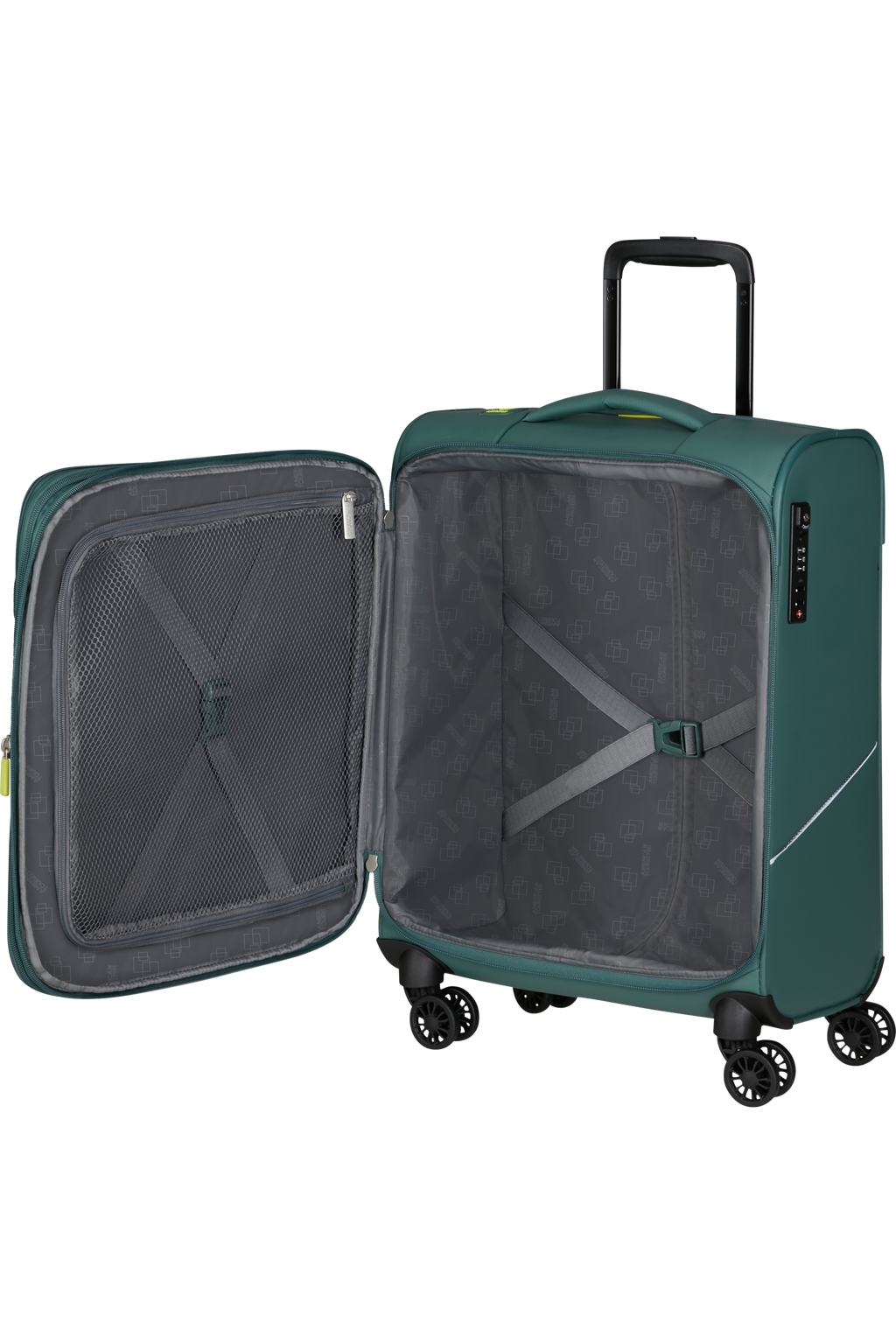 American Tourister SUMMERRIDE Trolley S, Dark Forest – Produktansicht 3