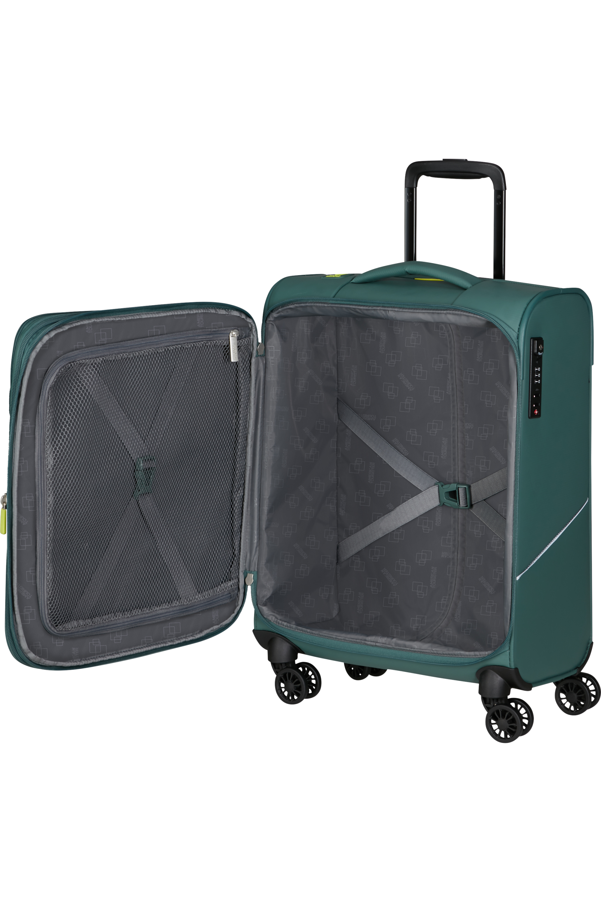 American Tourister SUMMERRIDE Trolley S, Dark Forest – Produktansicht 3
