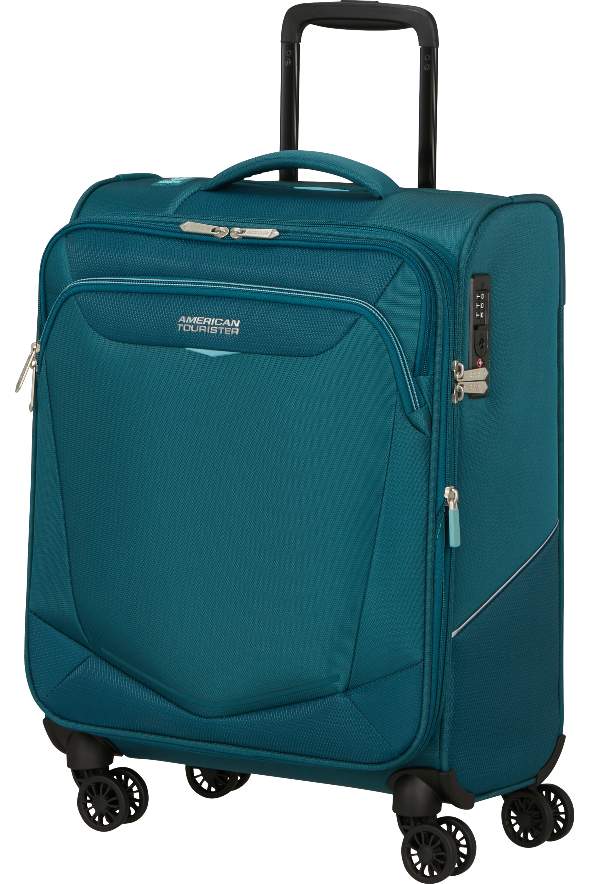 American Tourister SUMMERRIDE Trolley S, Totally Teal – Produktansicht 2