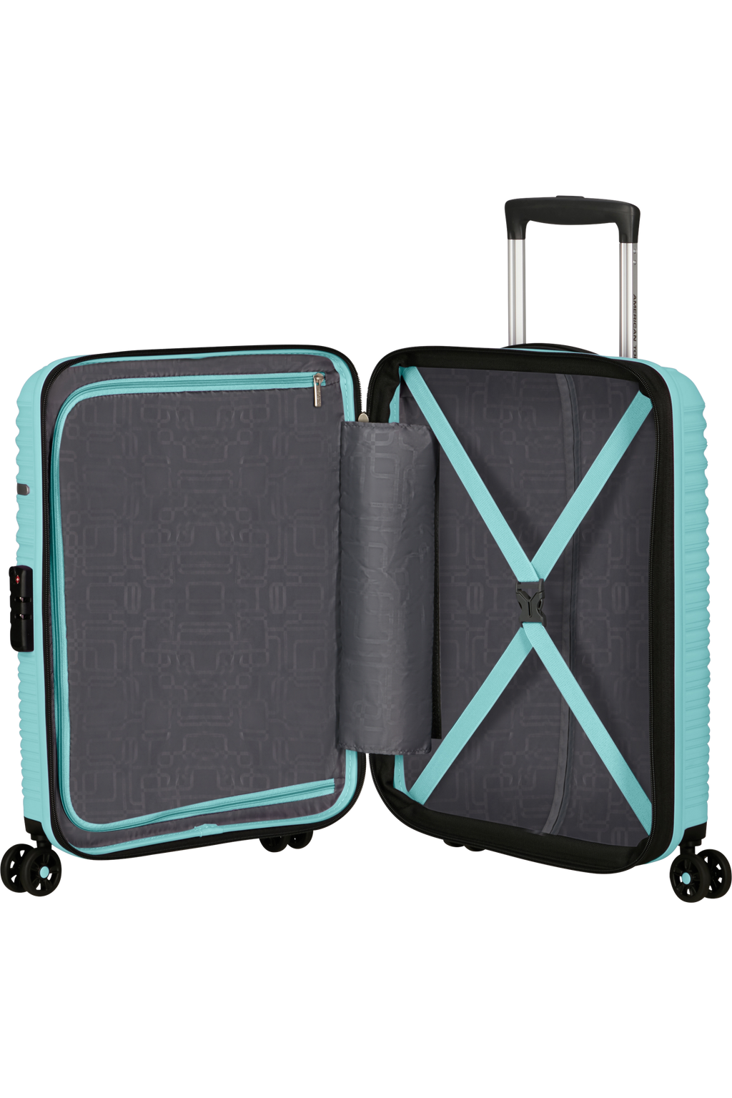 American Tourister LIFTOFF Trolley S, Summer Blue – Produktansicht 3