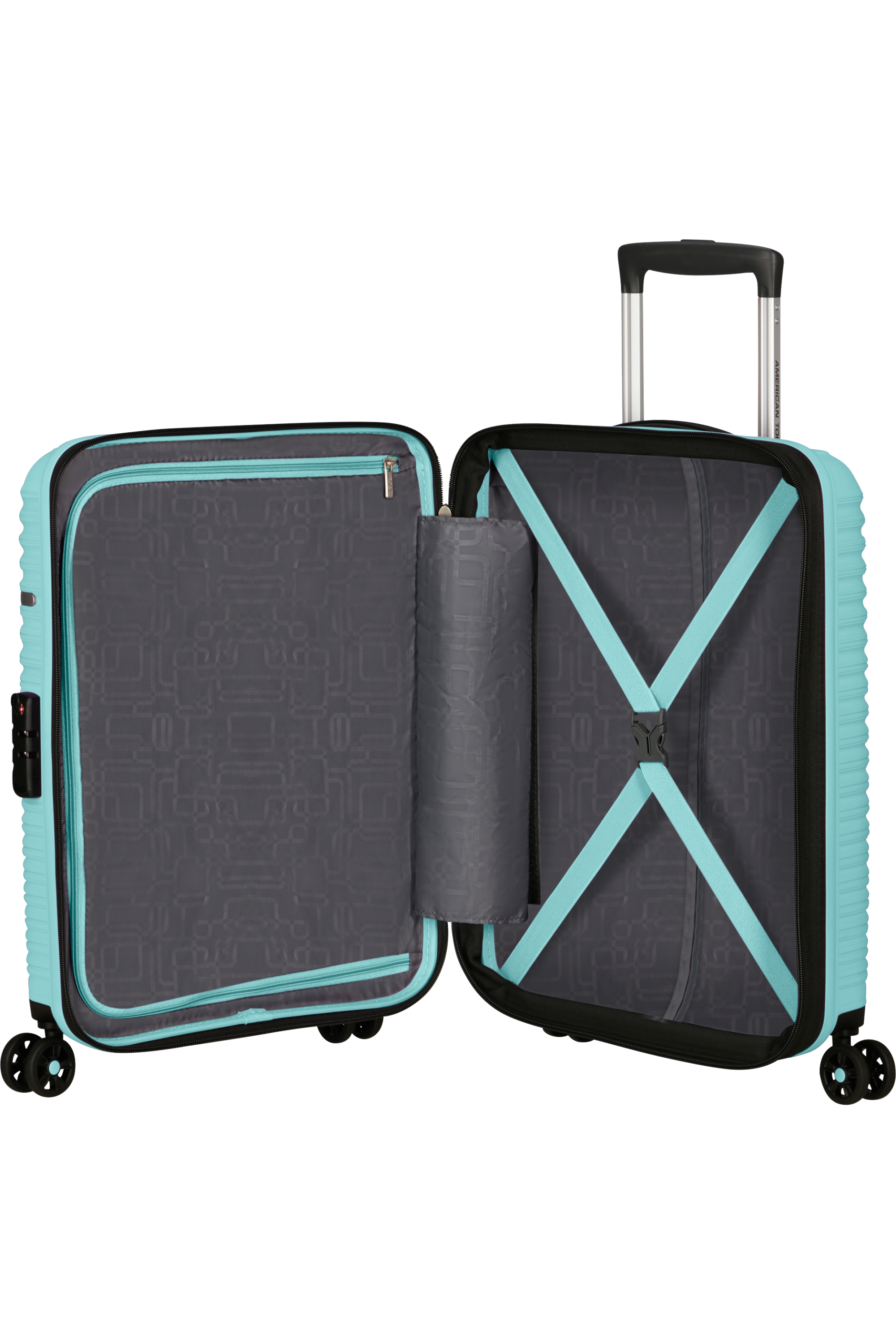 American Tourister LIFTOFF Trolley S, Summer Blue – Produktansicht 3