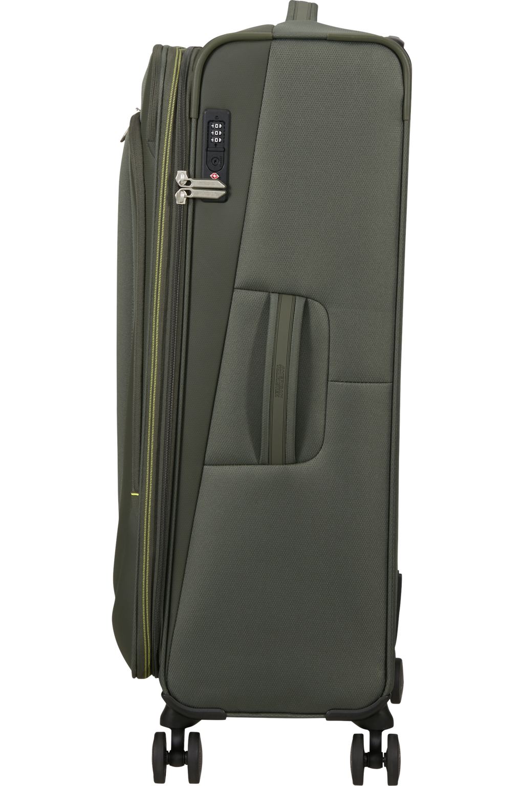 American Tourister WANDERLITE Trolley L, Dark Khaki – Produktansicht 4