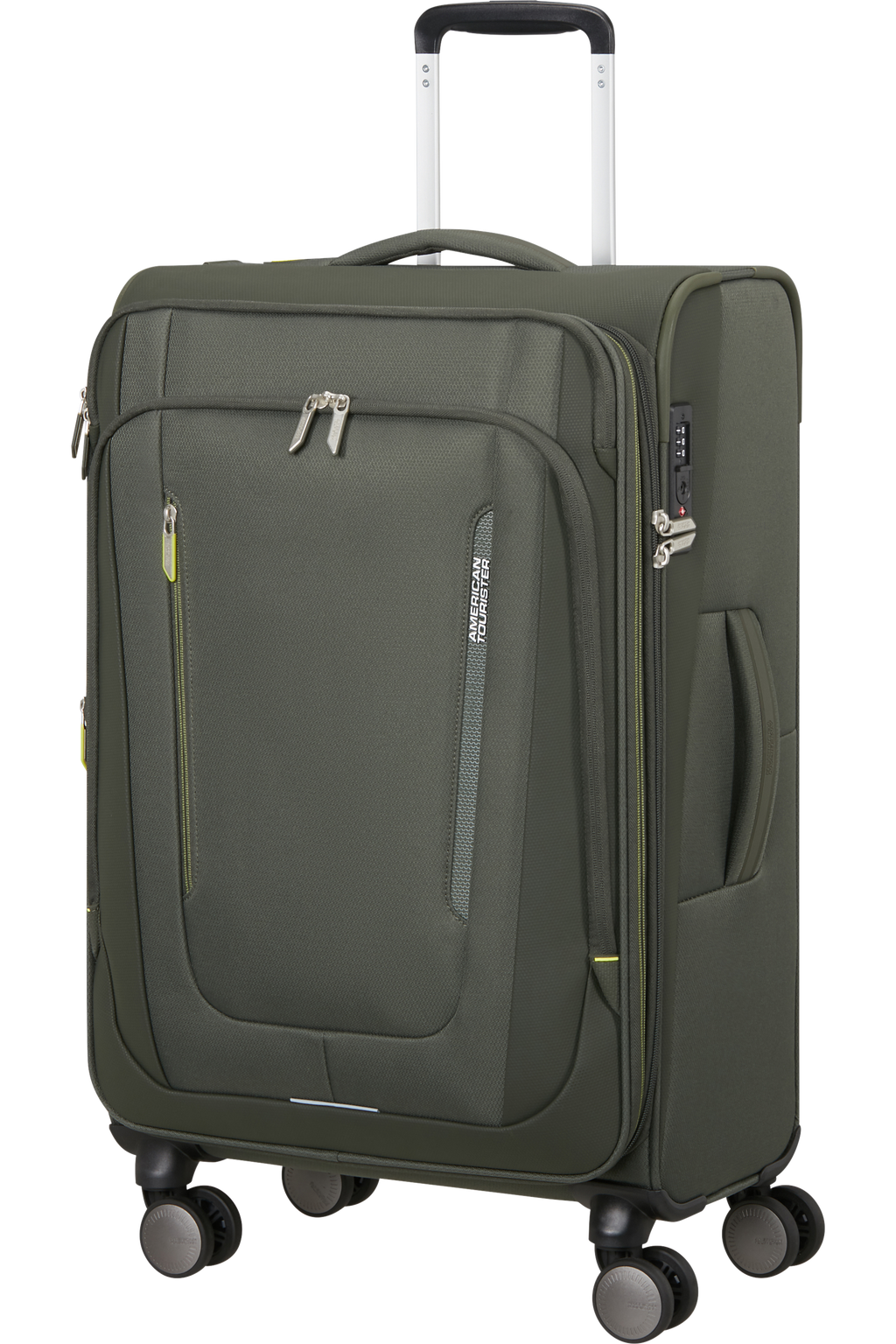 American Tourister WANDERLITE Trolley M, Dark Khaki – Produktansicht 2