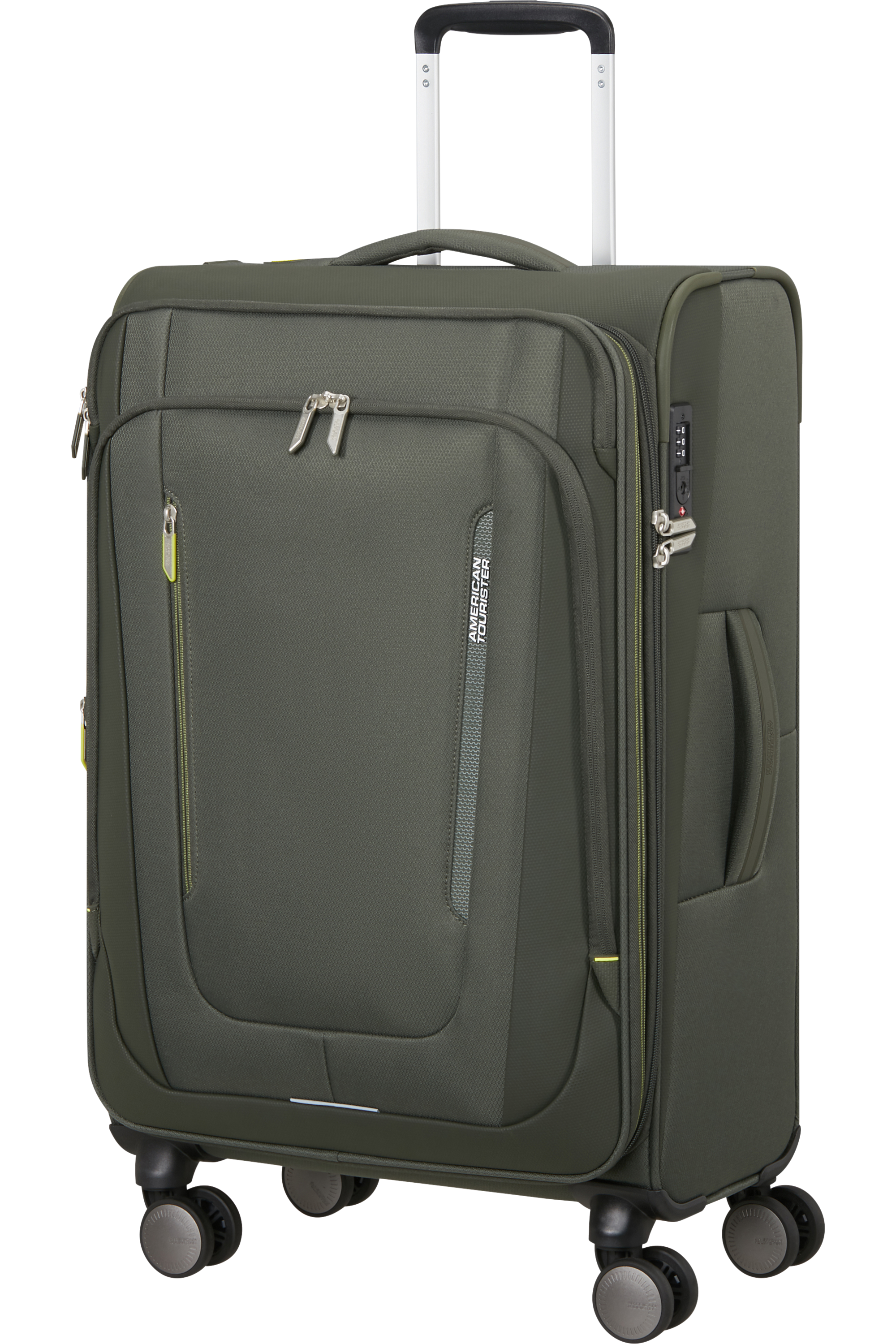 American Tourister WANDERLITE Trolley M, Dark Khaki – Produktansicht 2